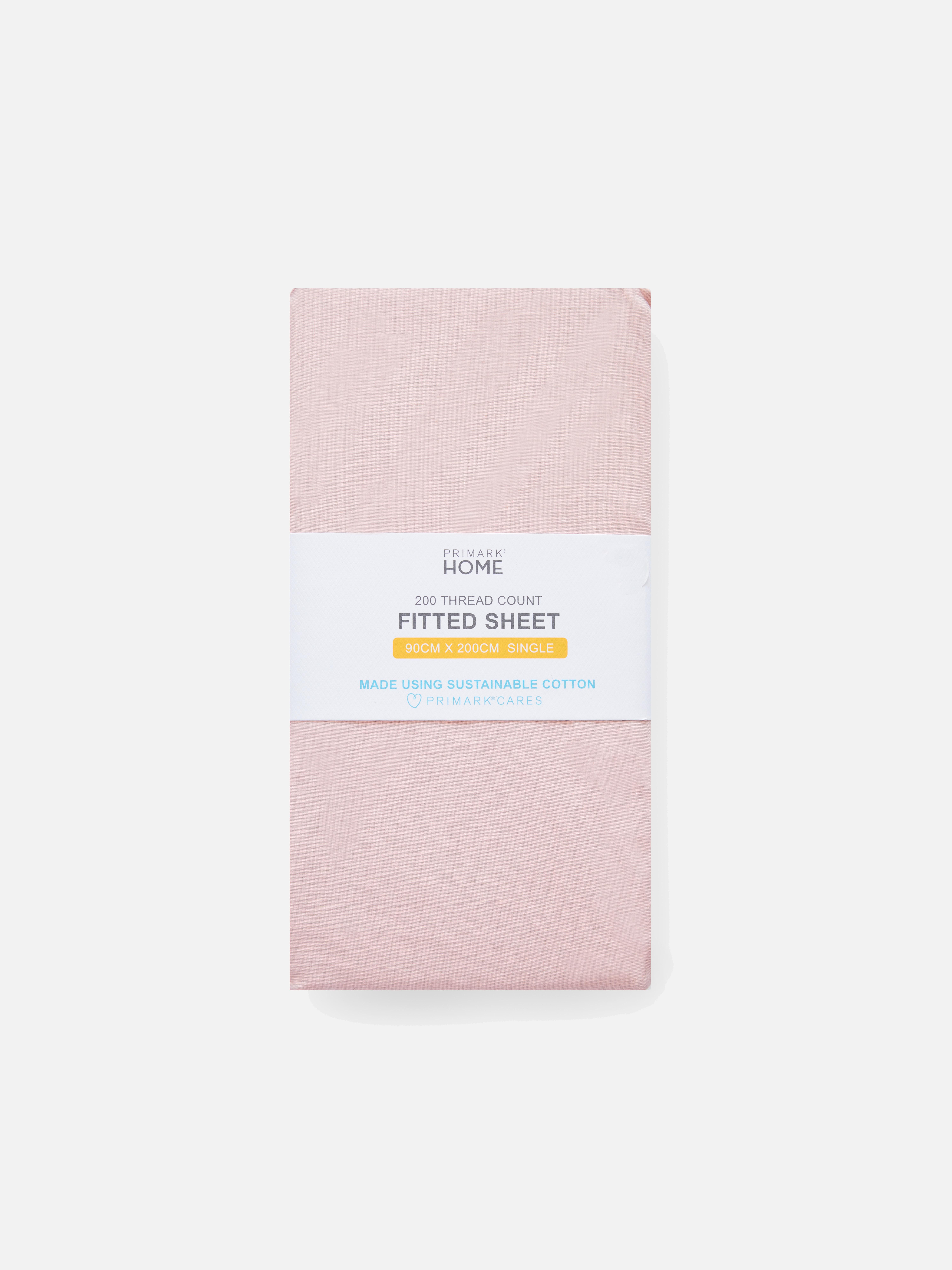 Cotton Single Fitted Sheet