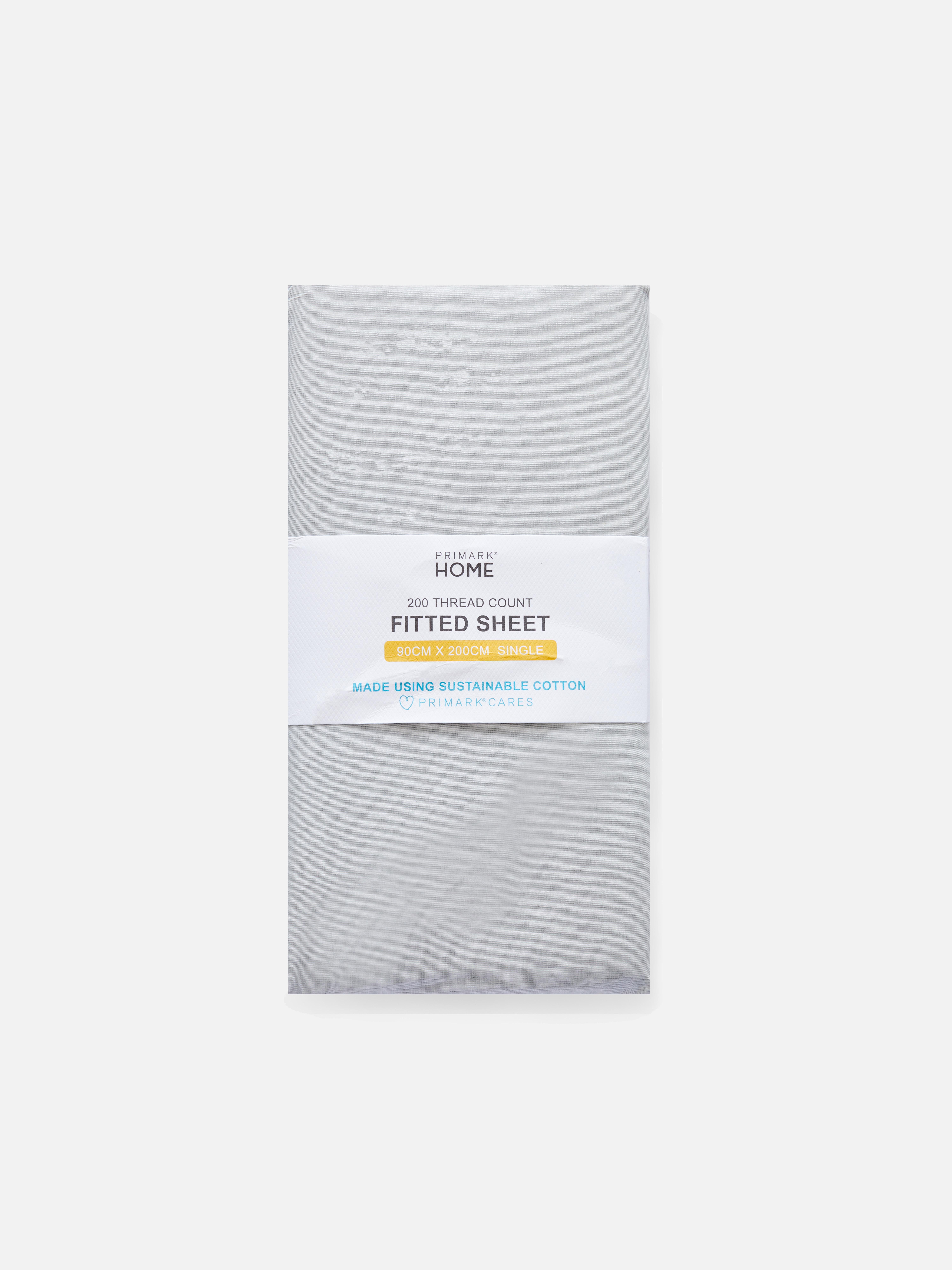 Cotton Single Fitted Sheet