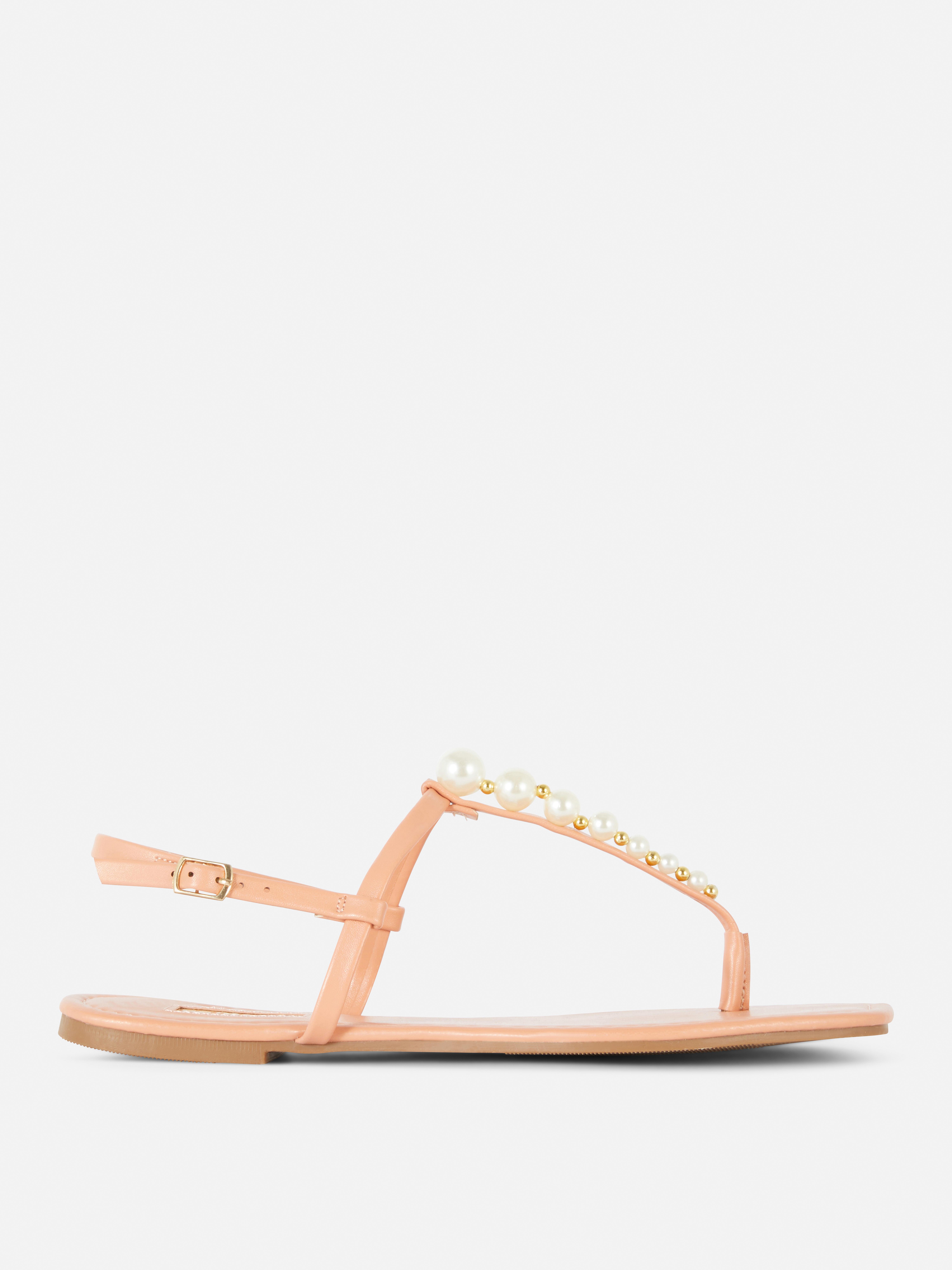 Pearl Detail Sandals