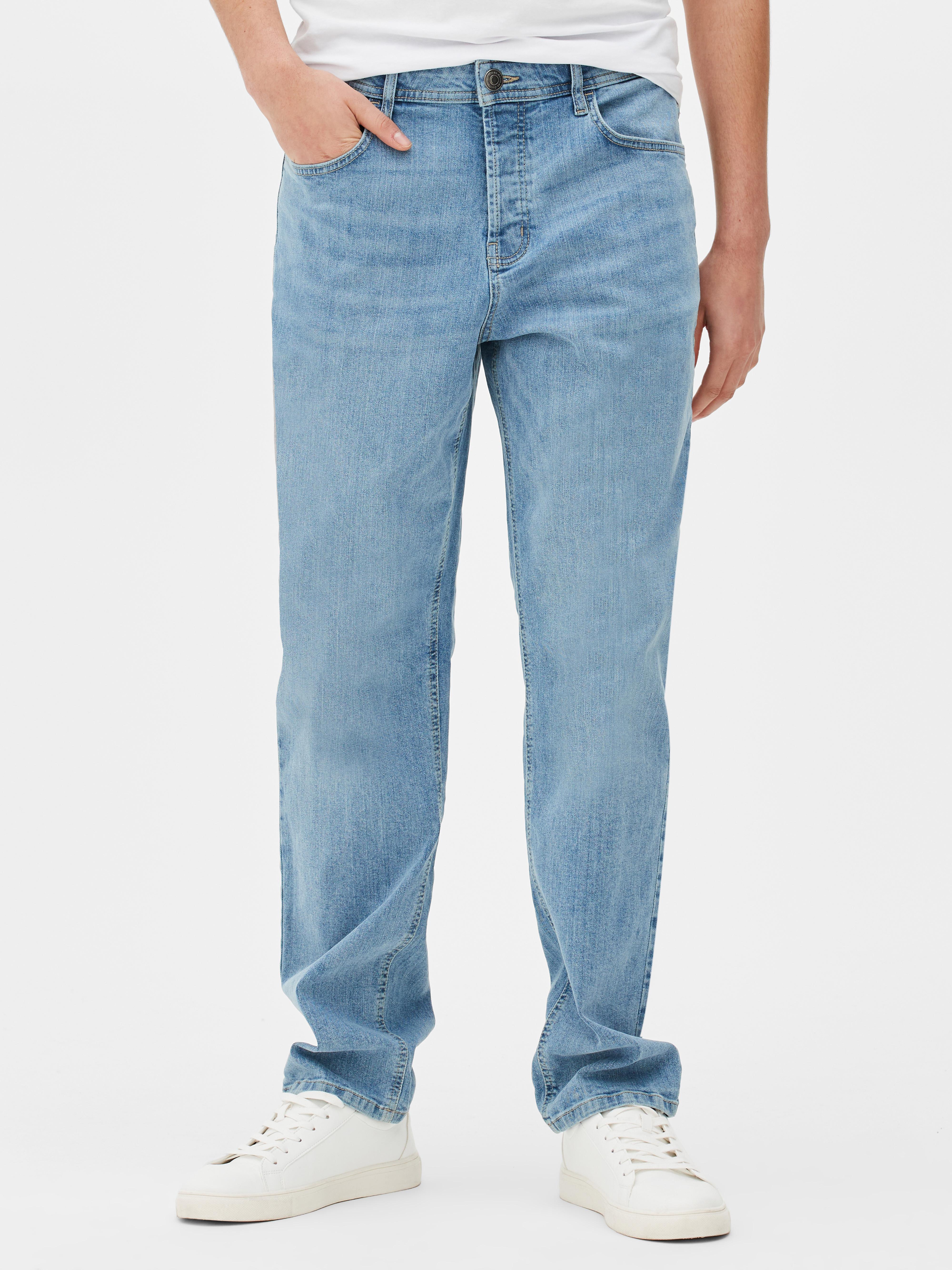 Relaxed Straight Leg Jeans