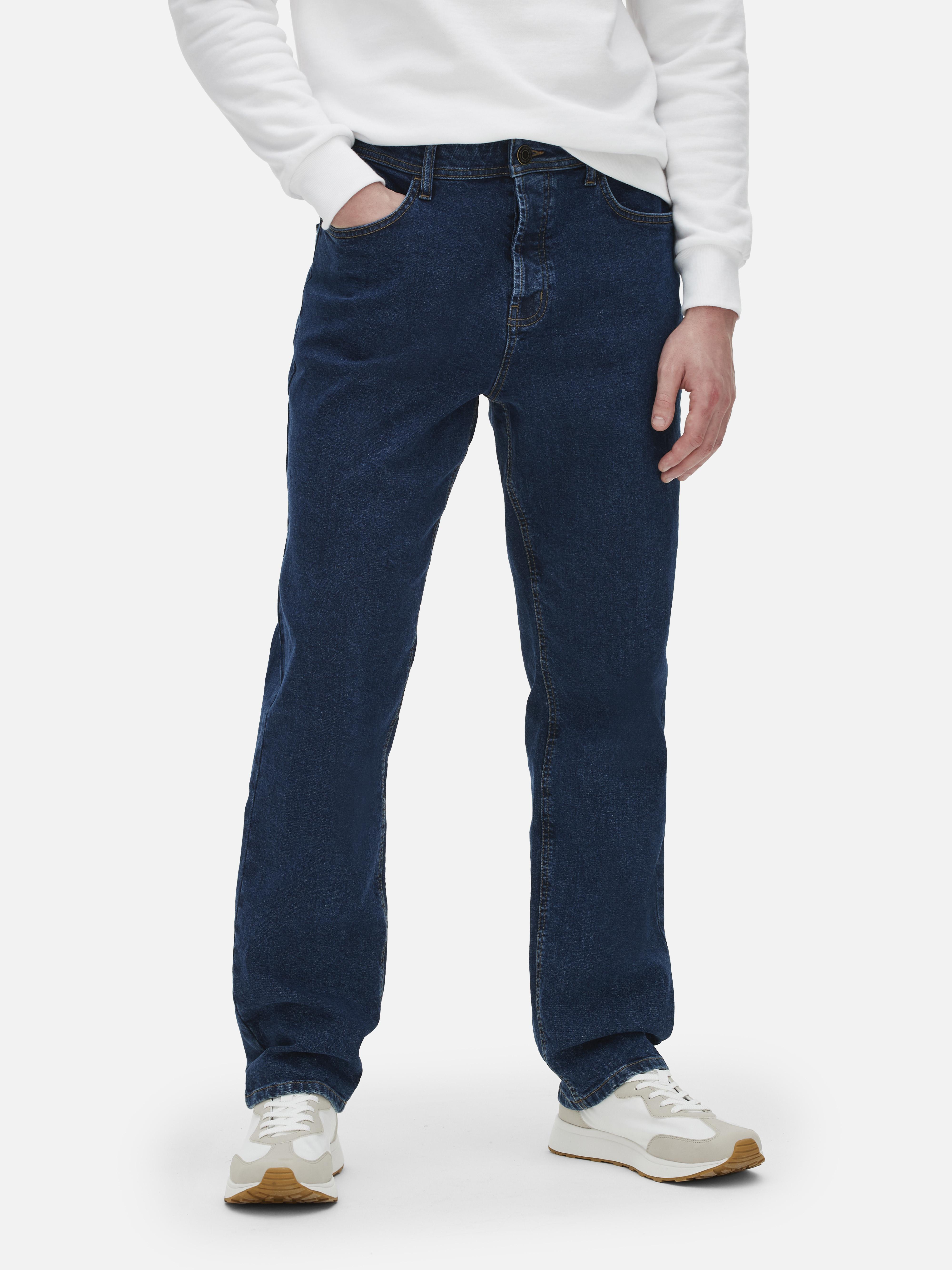 Relaxed jeans met rechte pijpen