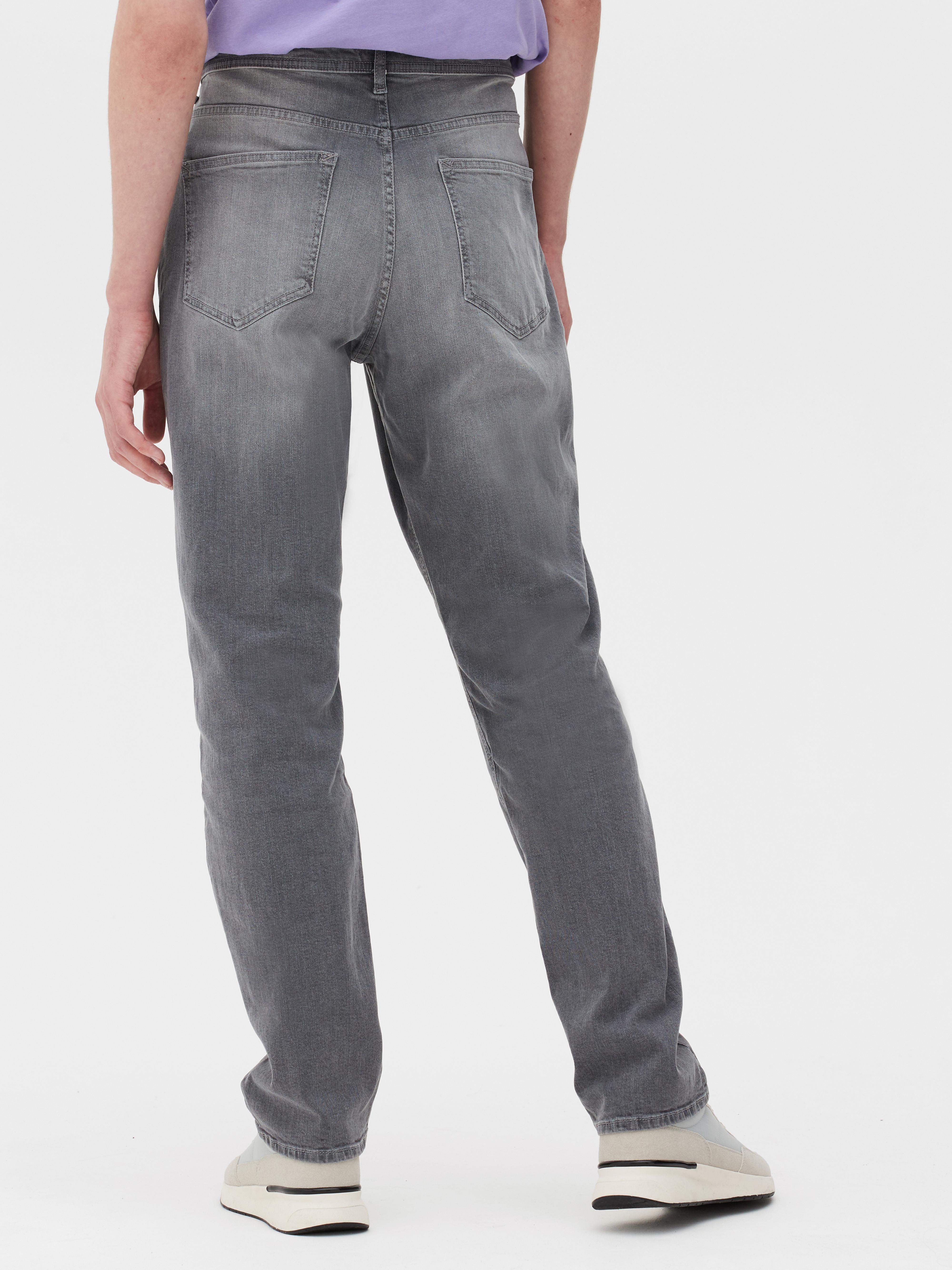 Men's Grey Relaxed Straight Leg Jeans | Primark