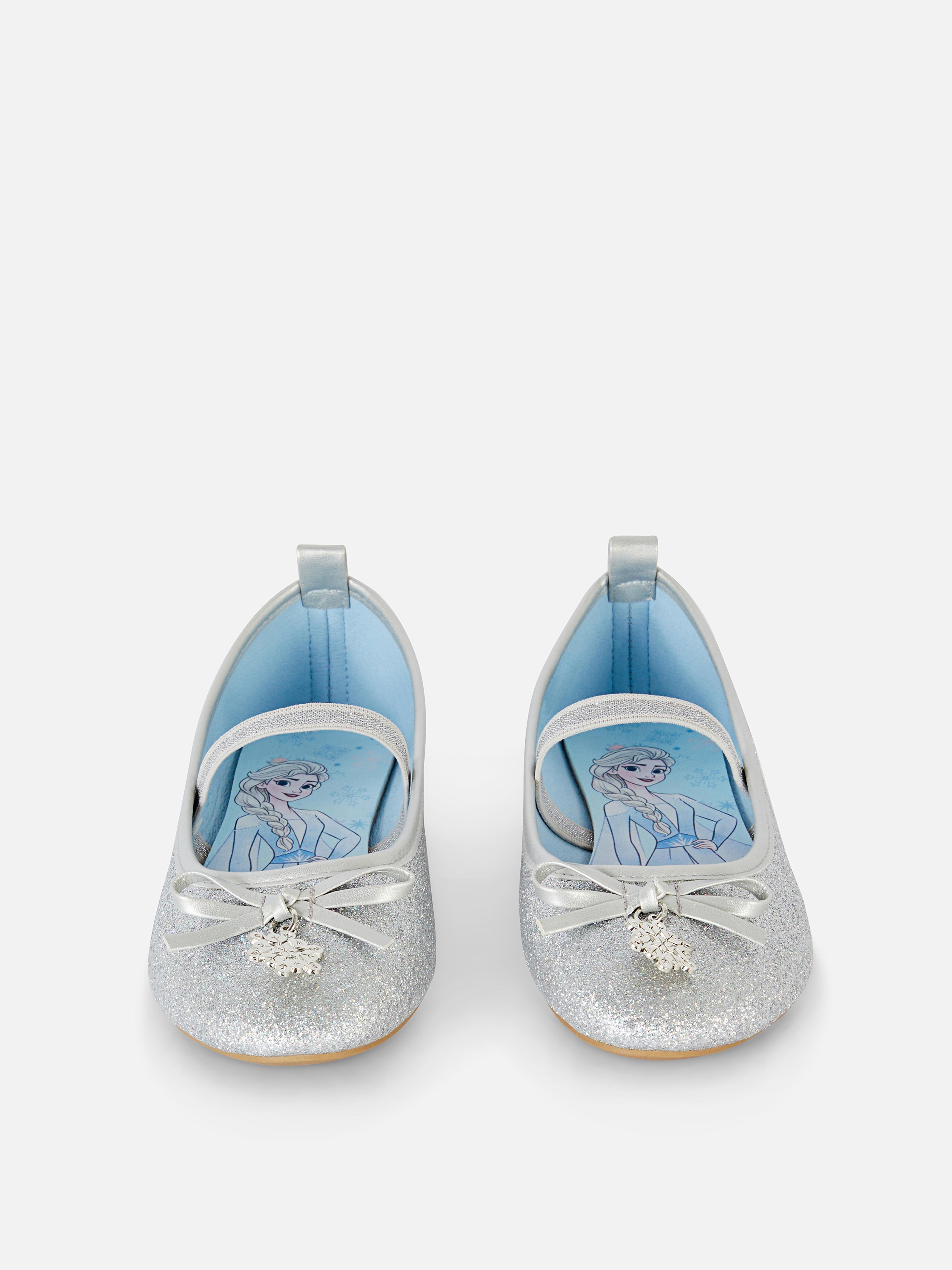 frozen sparkly shoes