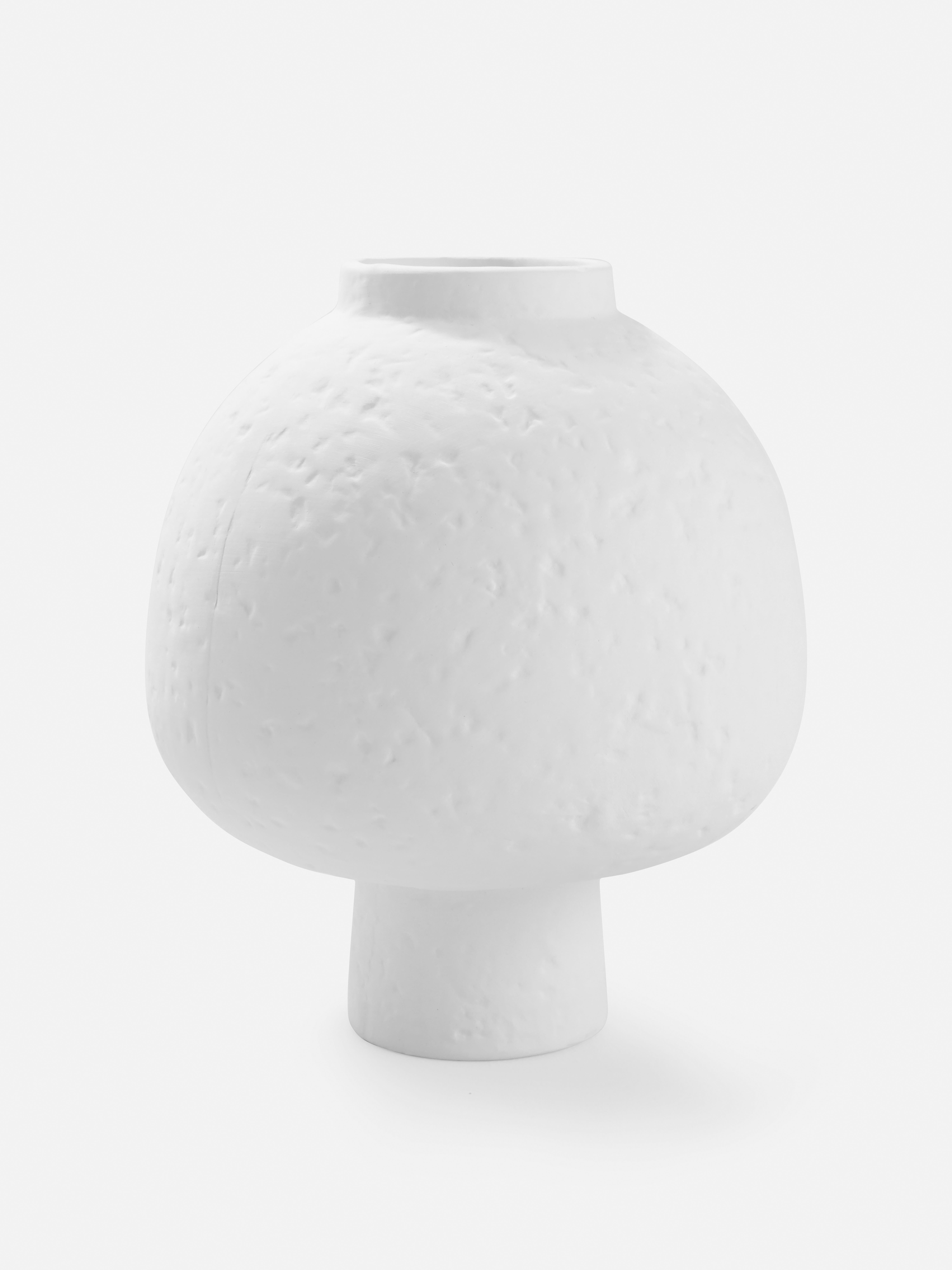 Large Round Ceramic Vase