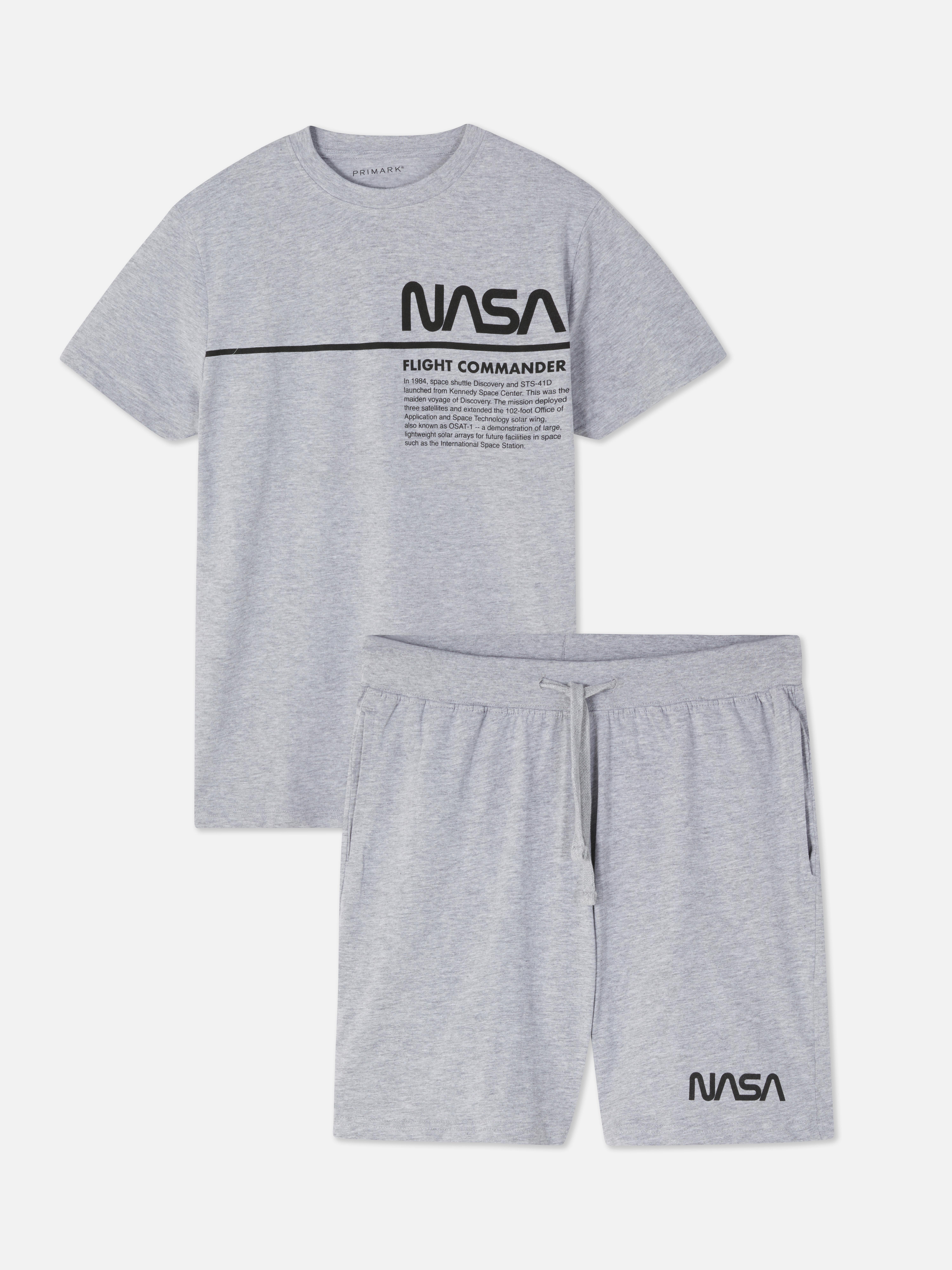 NASA T-Shirt and Shorts Pyjama Set