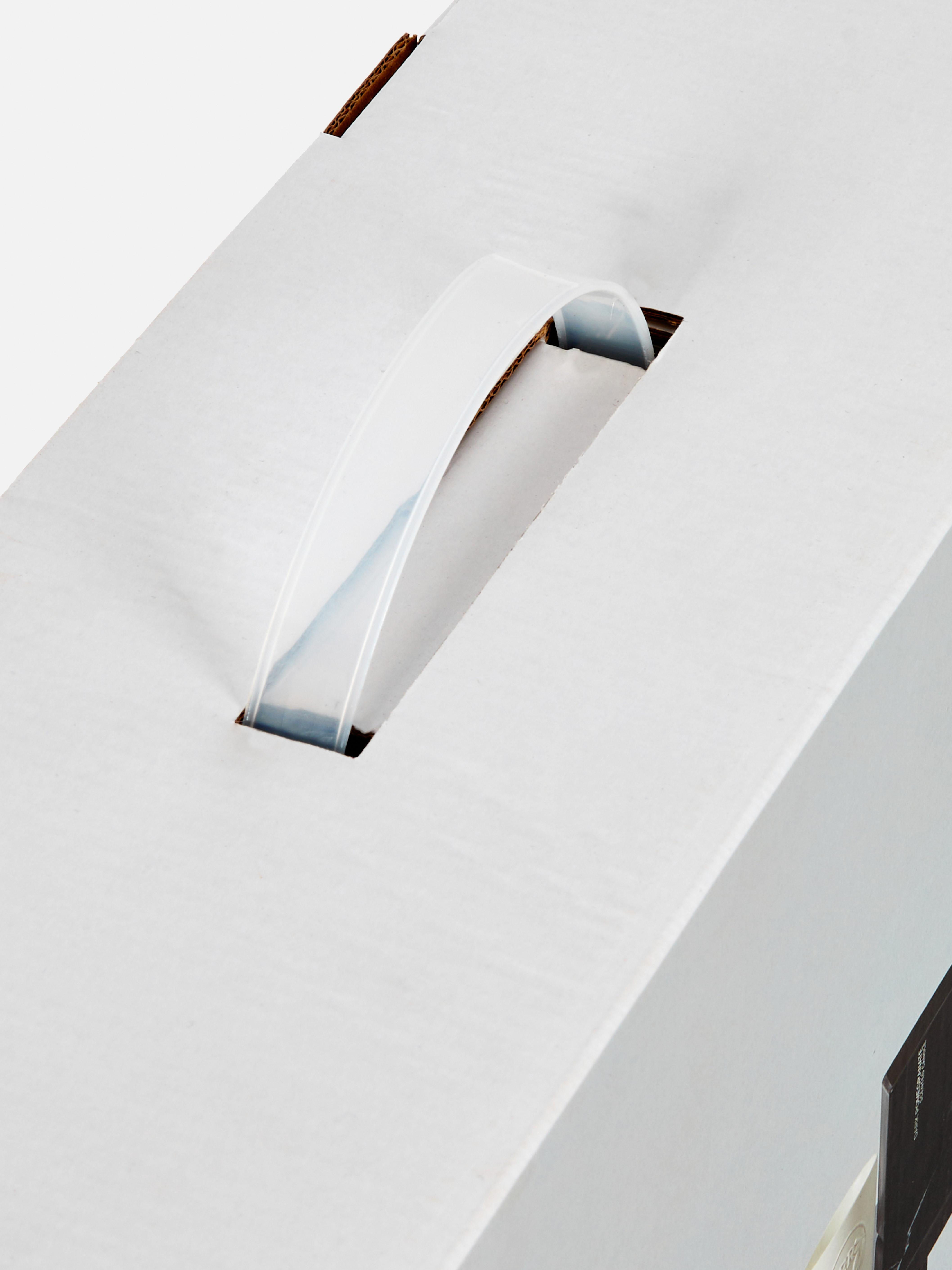 2 Tier Marble and Metal Side Table Set