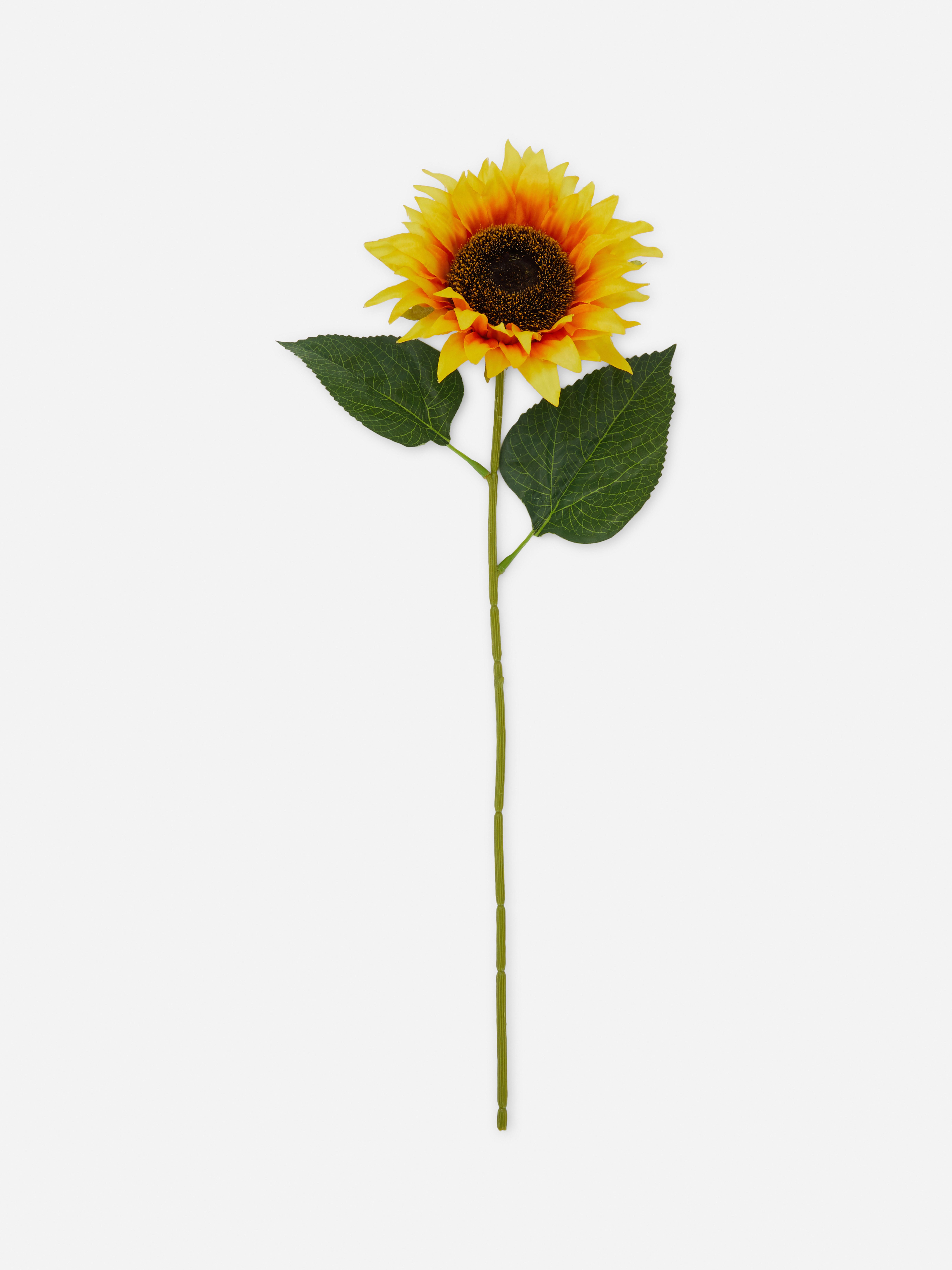 Single Stem Faux Sunflower