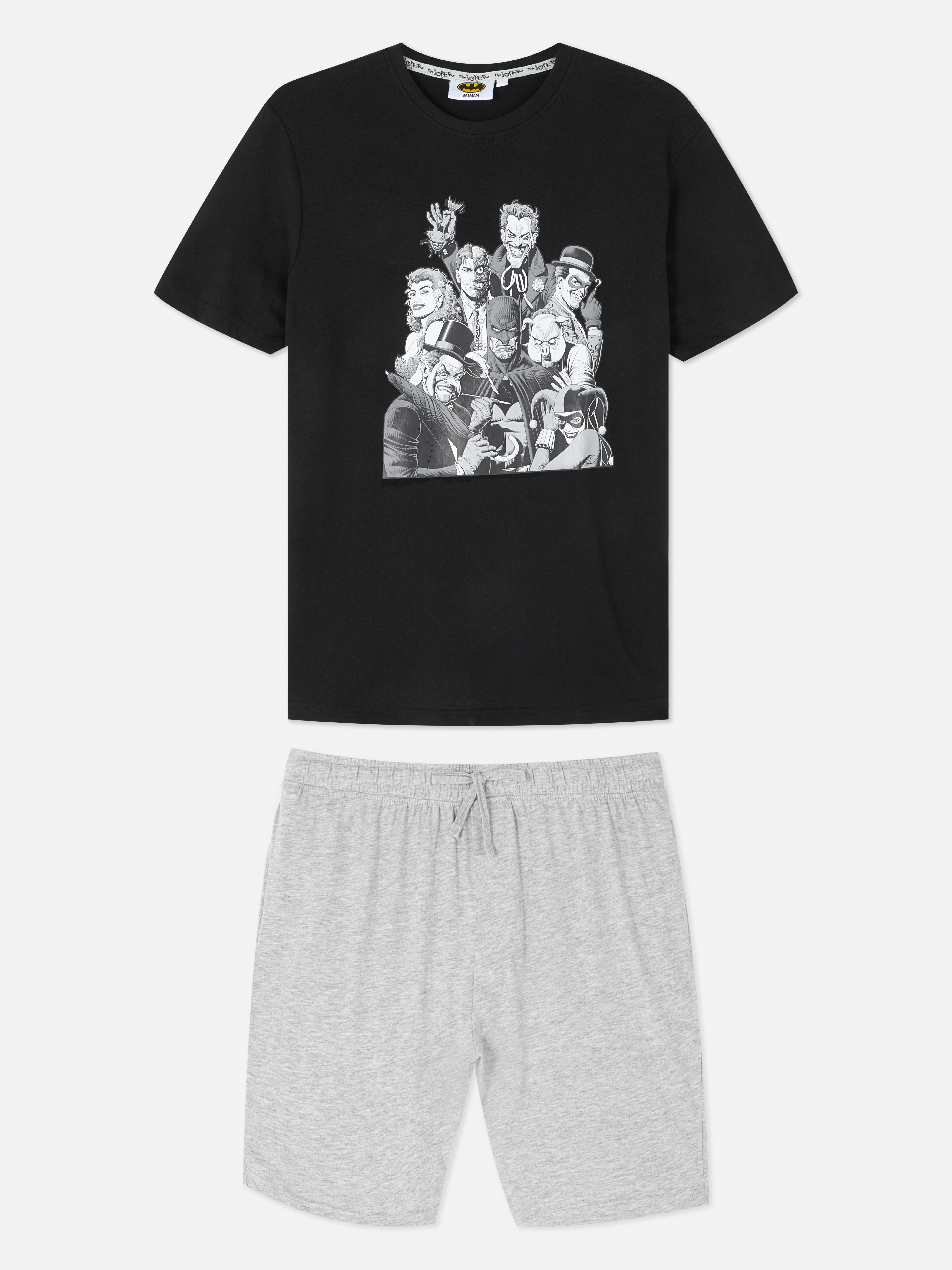 Batman Shorts and T-shirt Pyjama Set