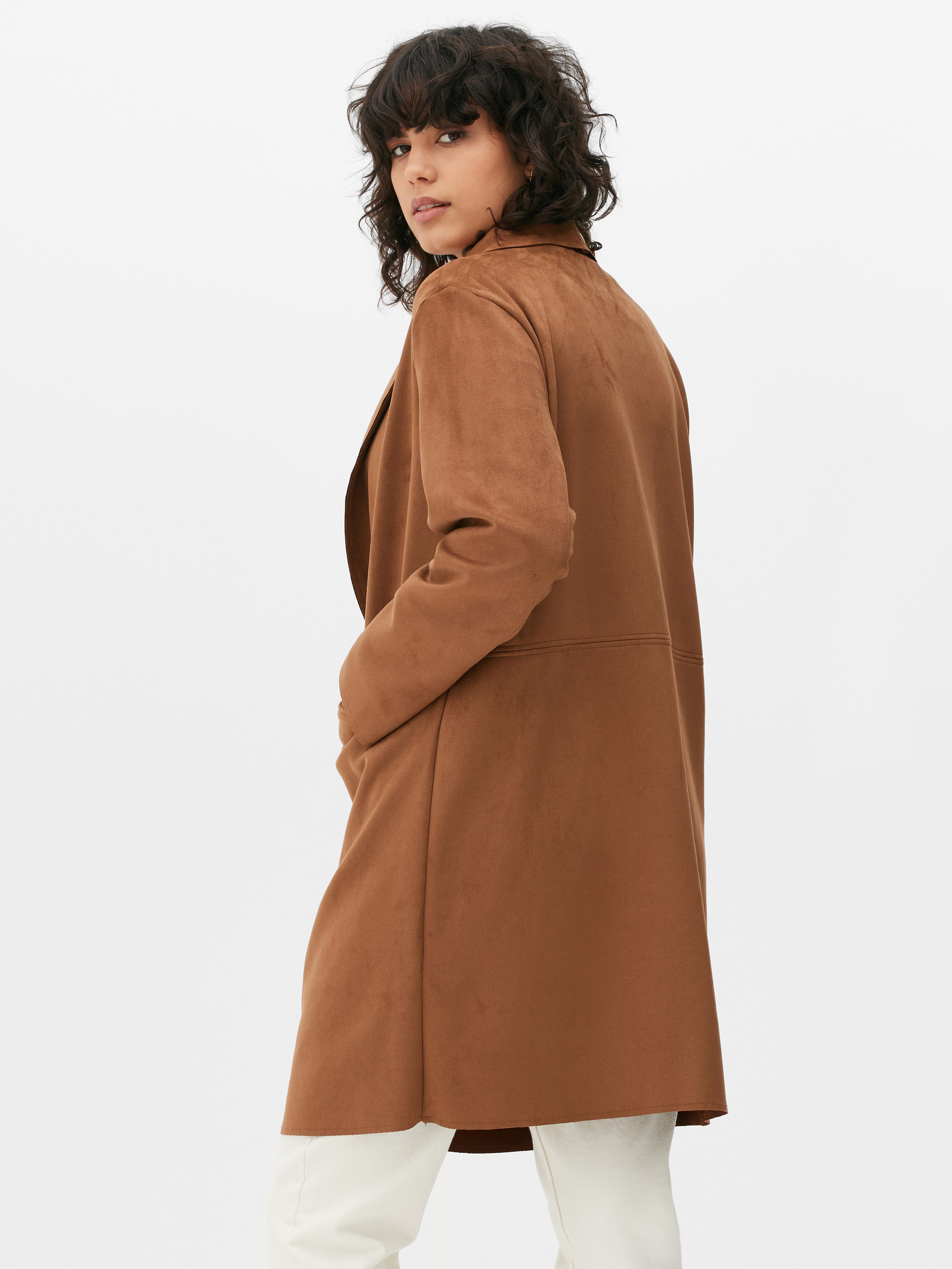 soft suede coat