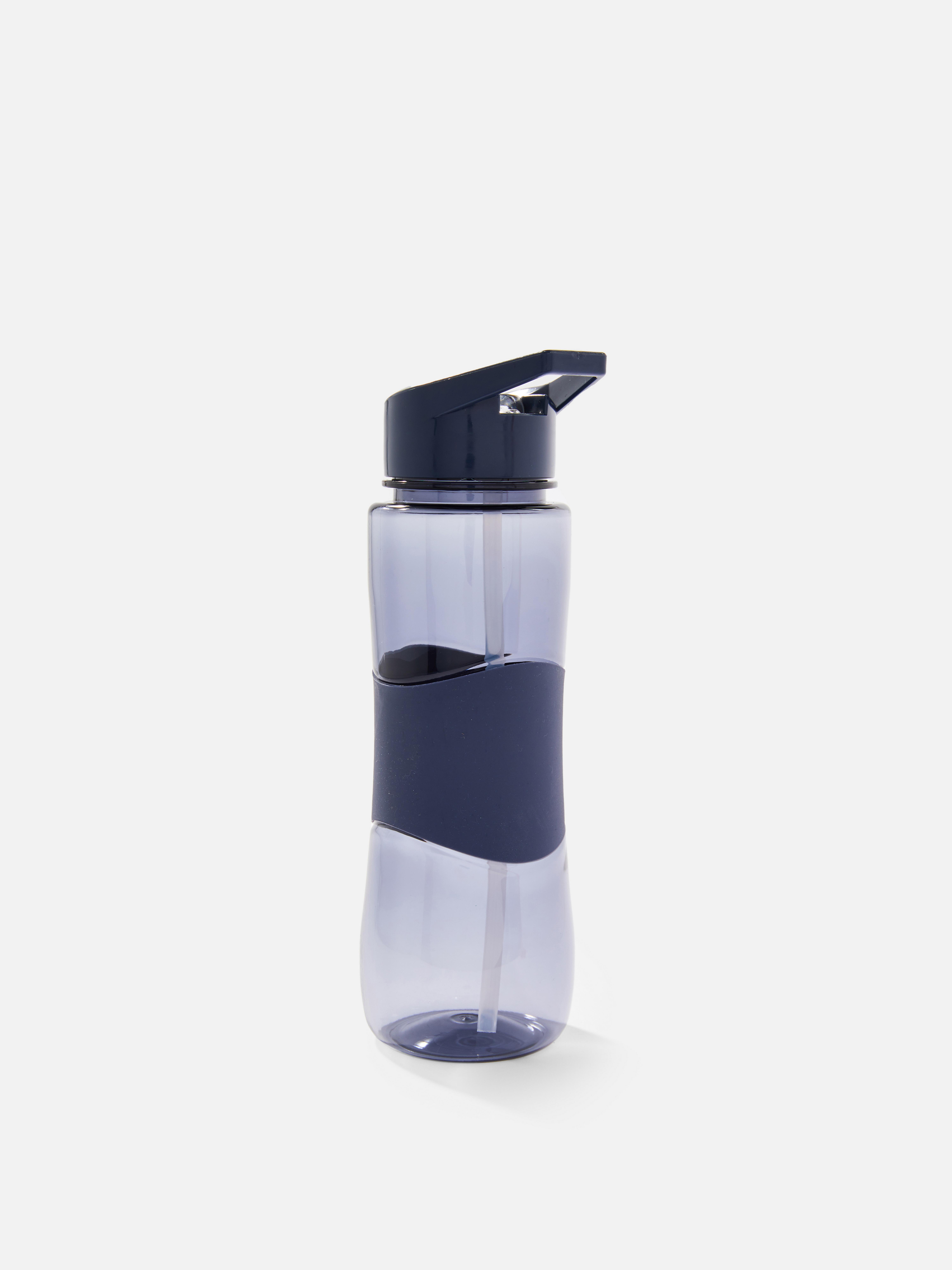 Silicone Grip Water Bottle Navy