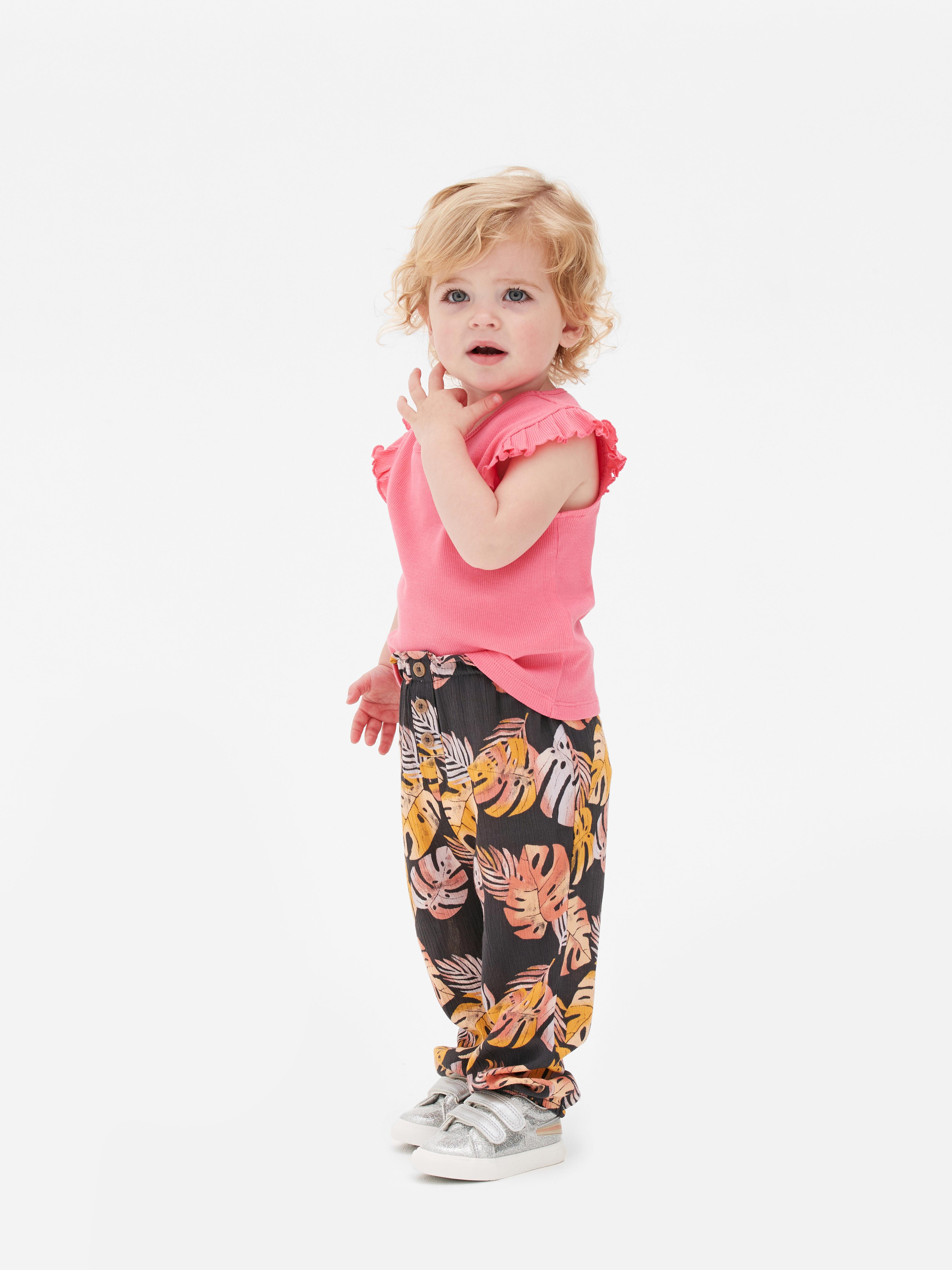 Relaxed Fit Printed Trousers