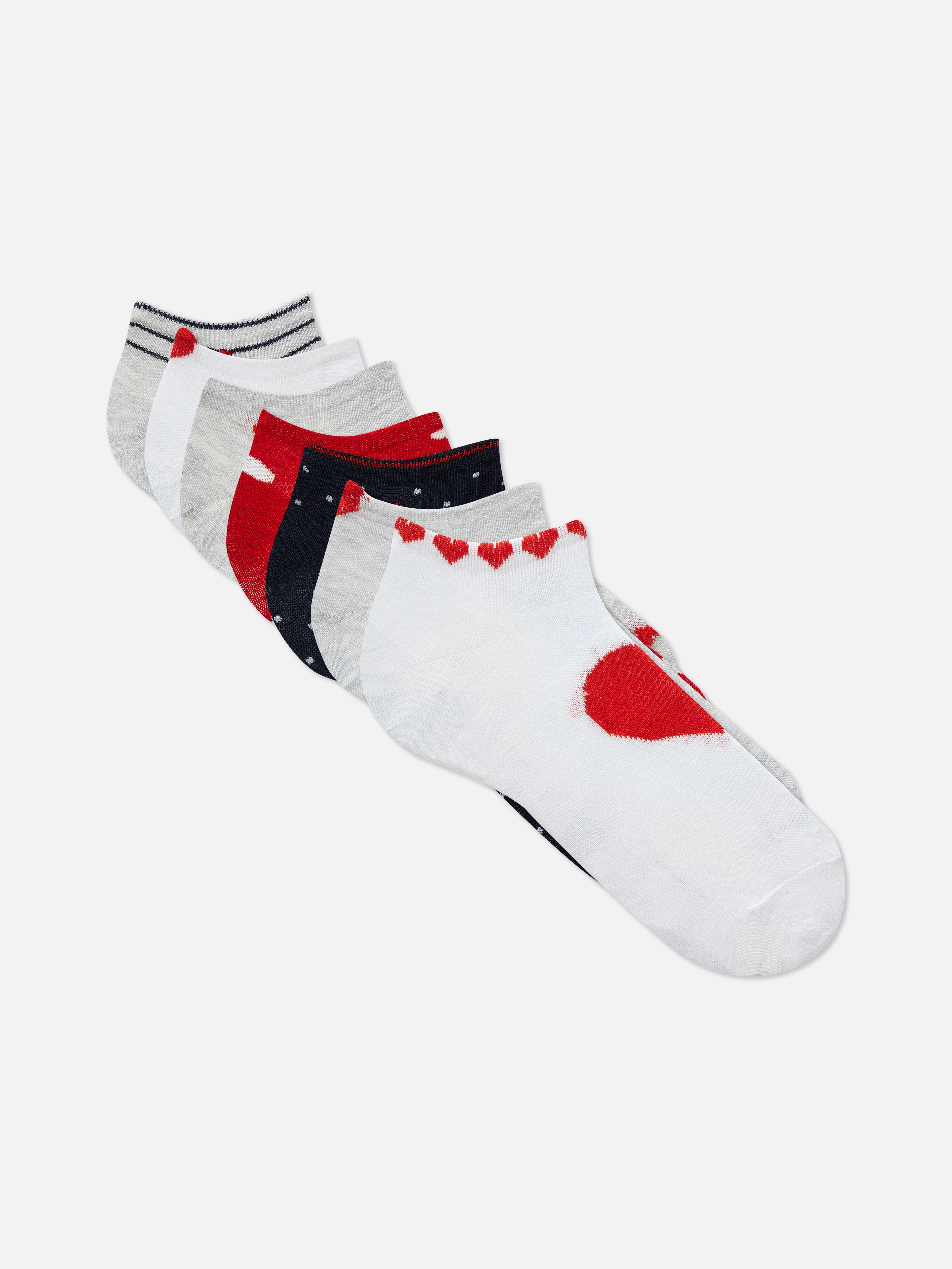 Cotton Patterned Trainer Socks