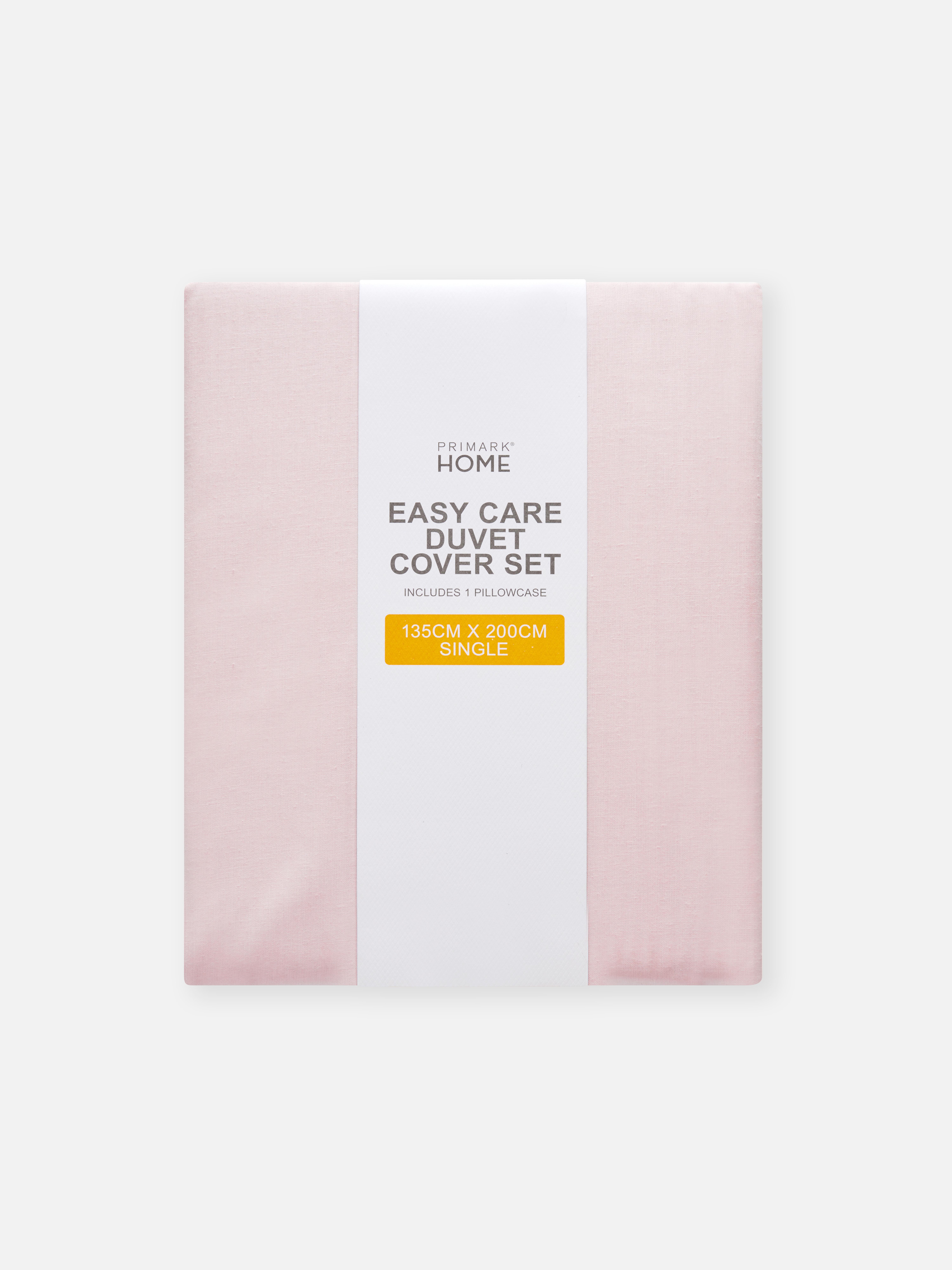Easy Care Single Duvet Cover Set