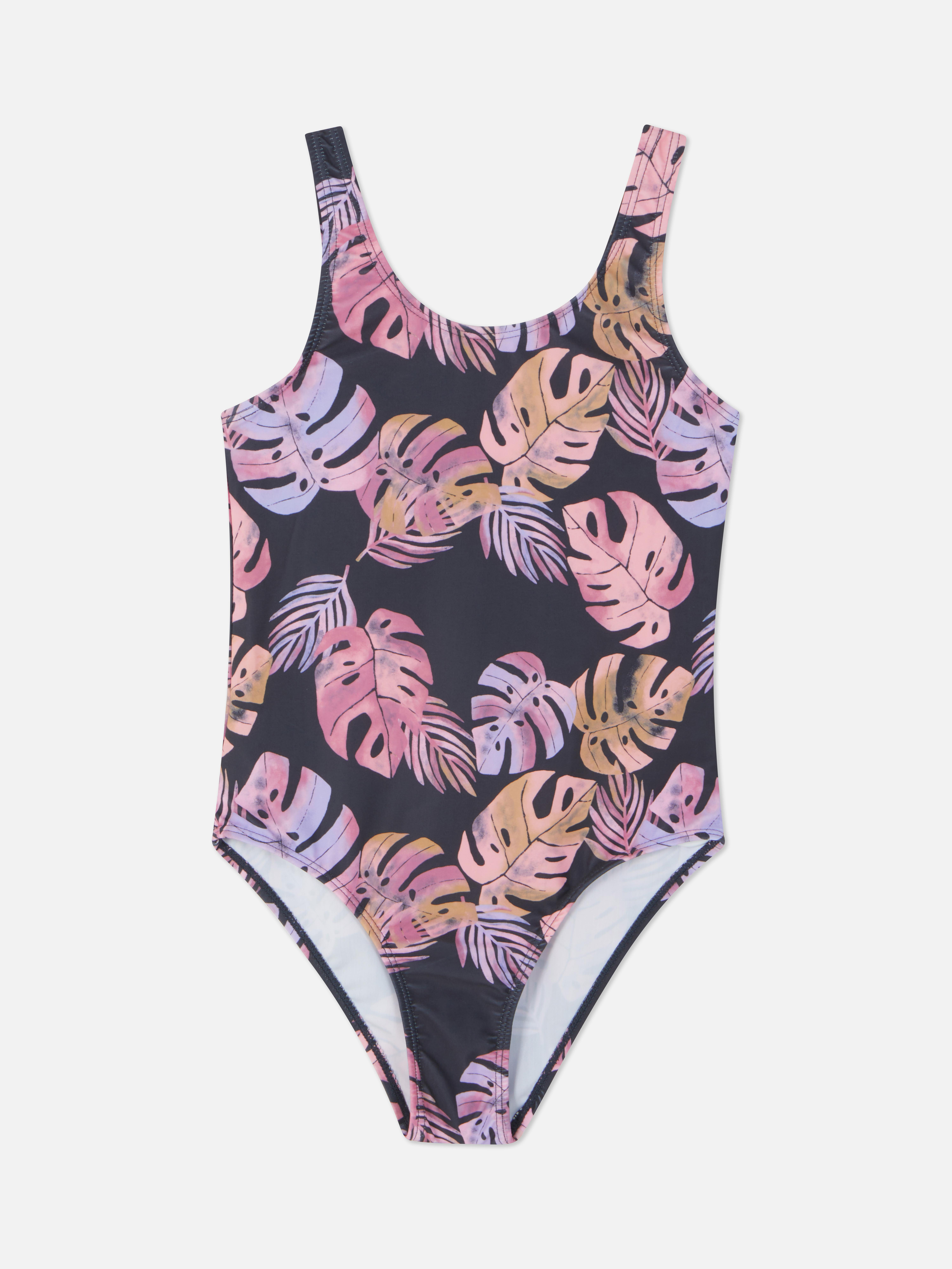 Leaf Print Swimsuit