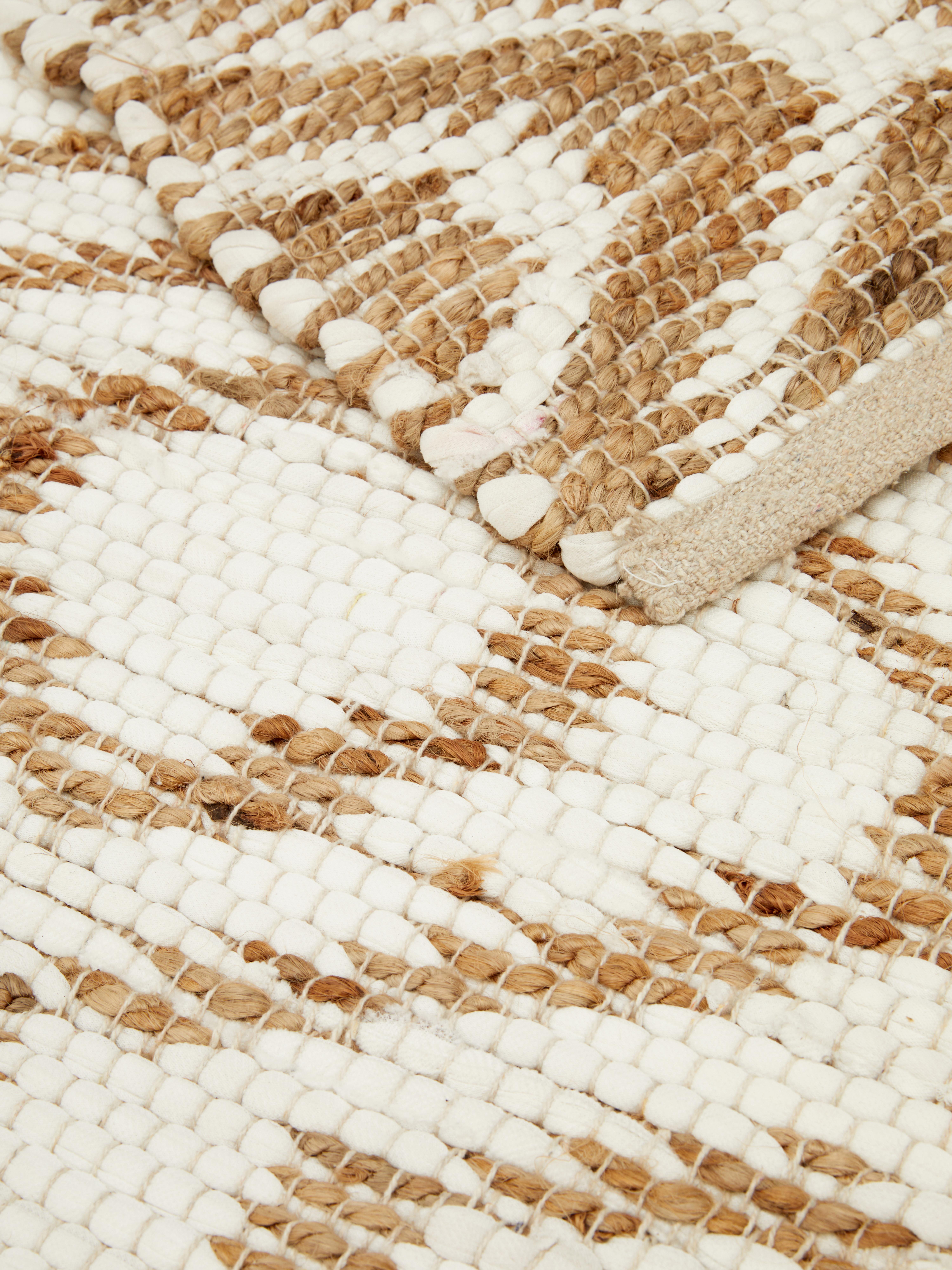 Geometric Weave Jute Rug