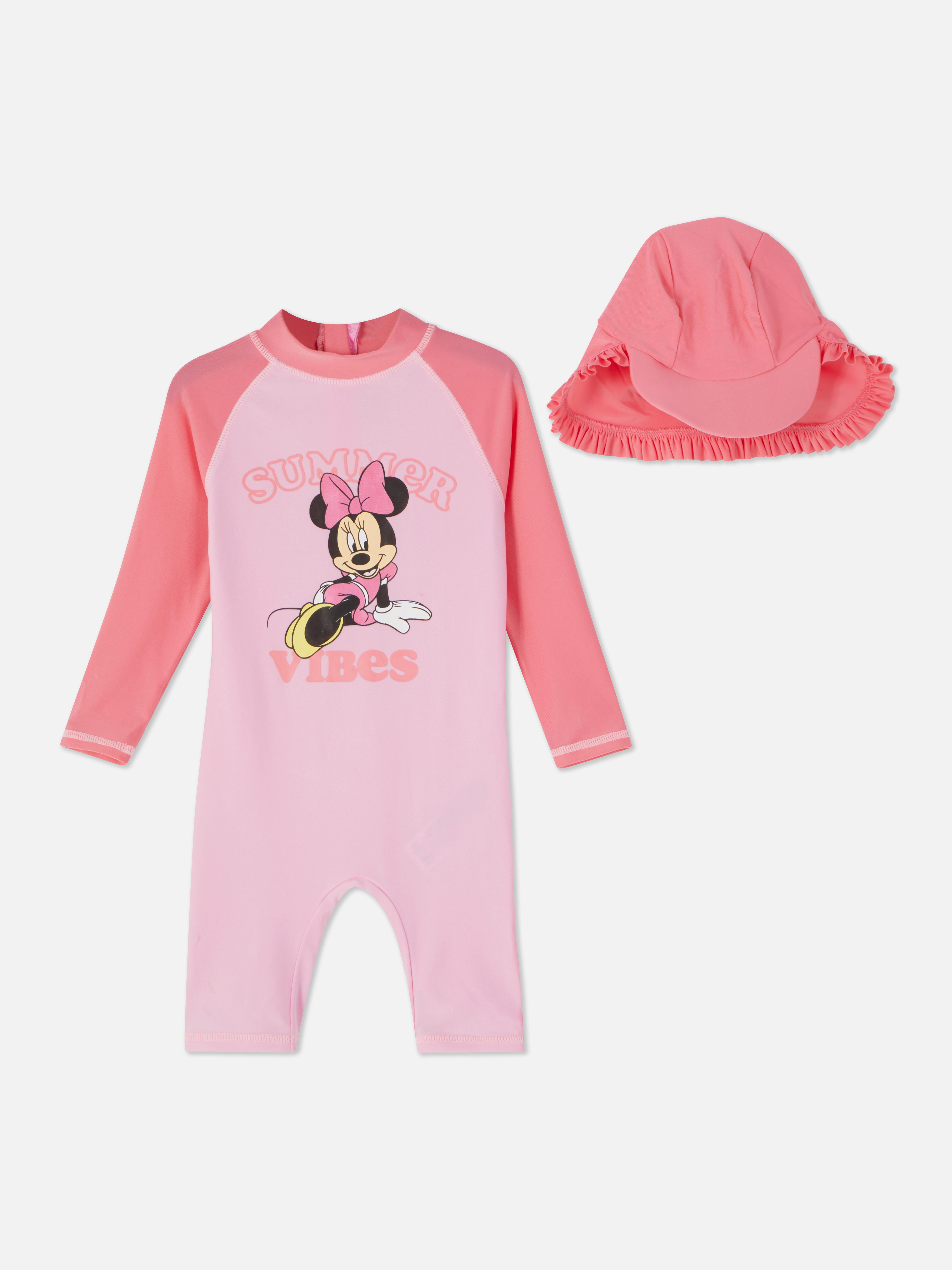Disney's Minnie Mouse Sunsuit and Hat