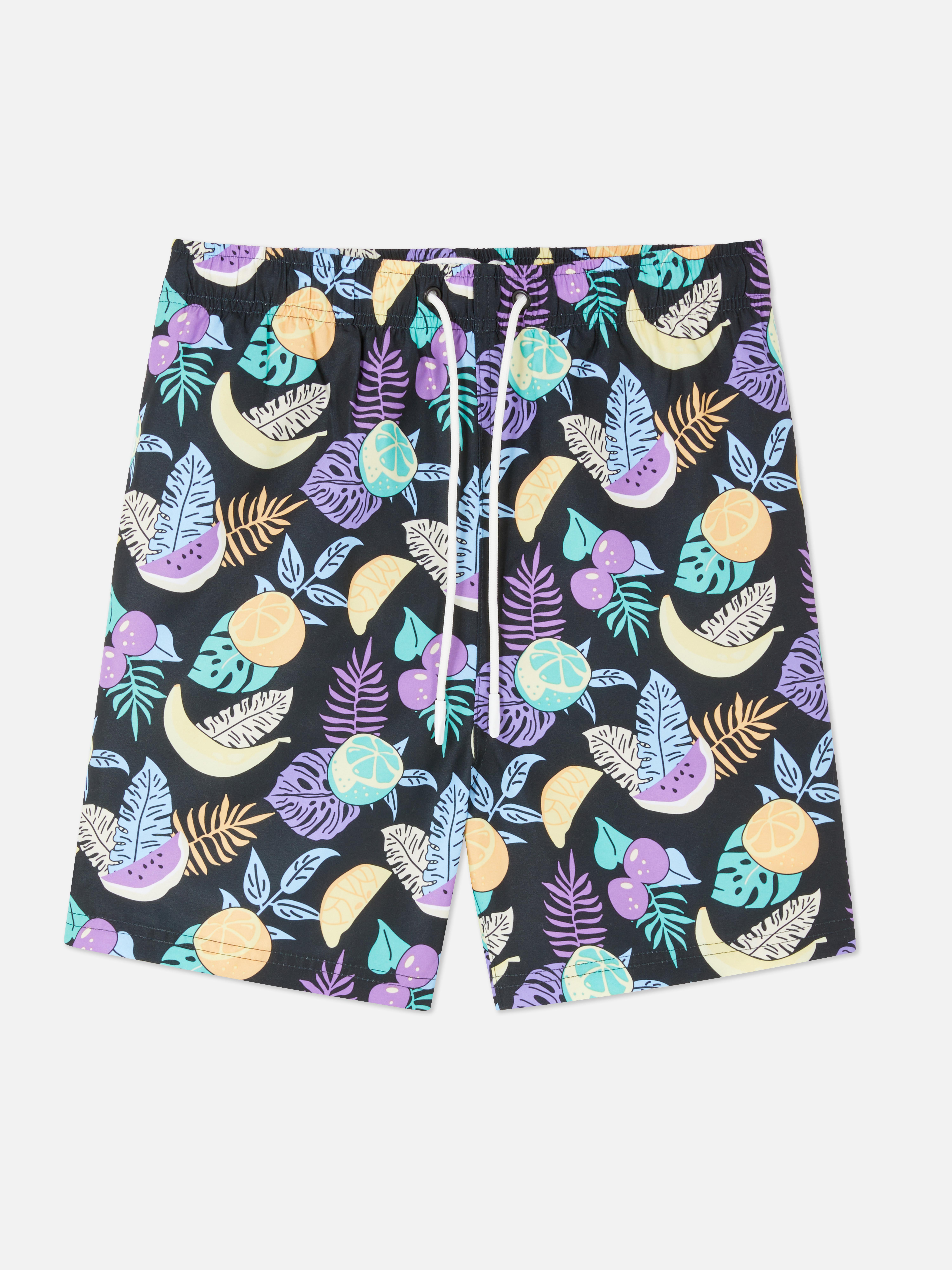 Fruit Print Swim Shorts