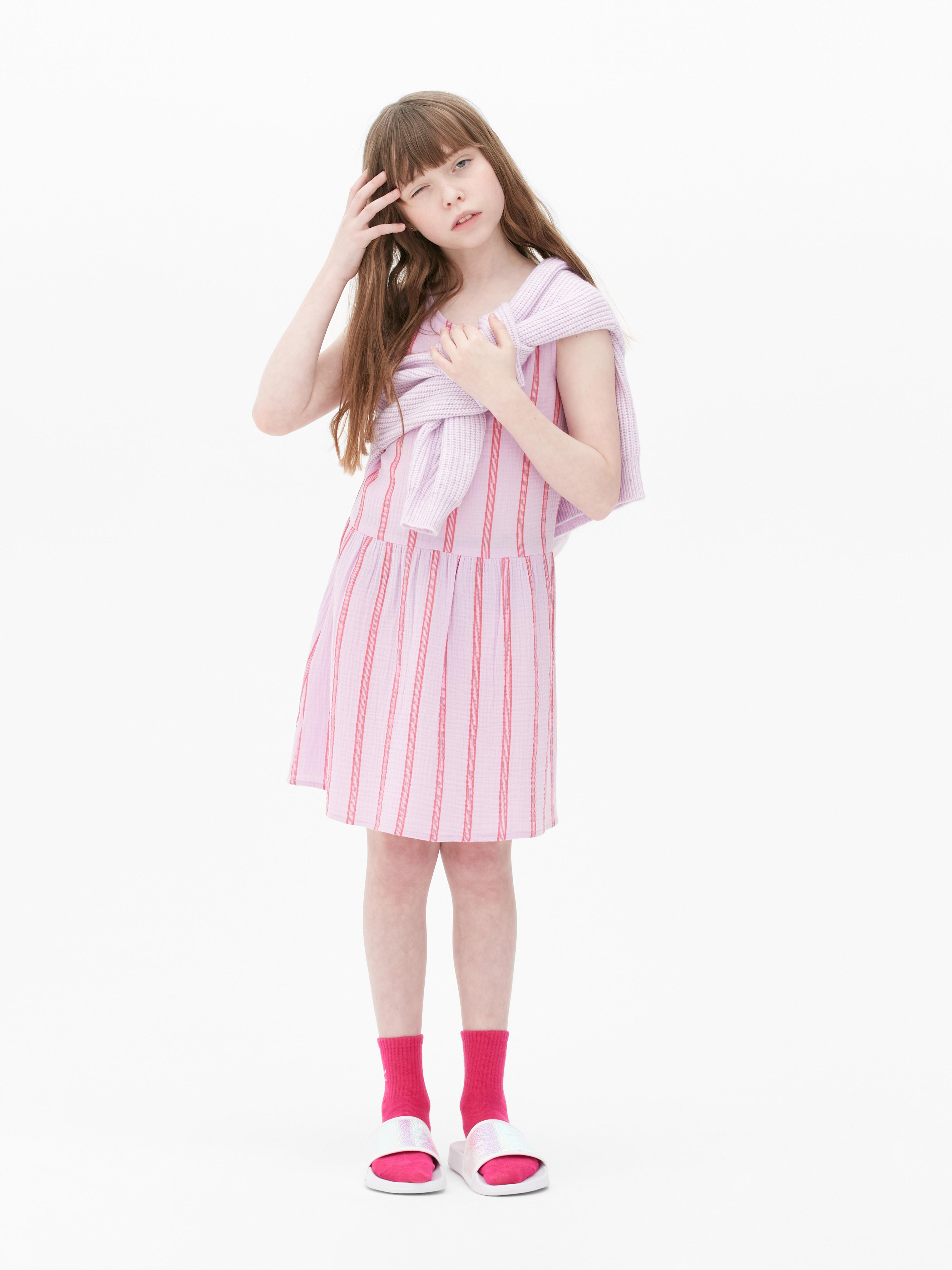 Sleeveless Striped Dress