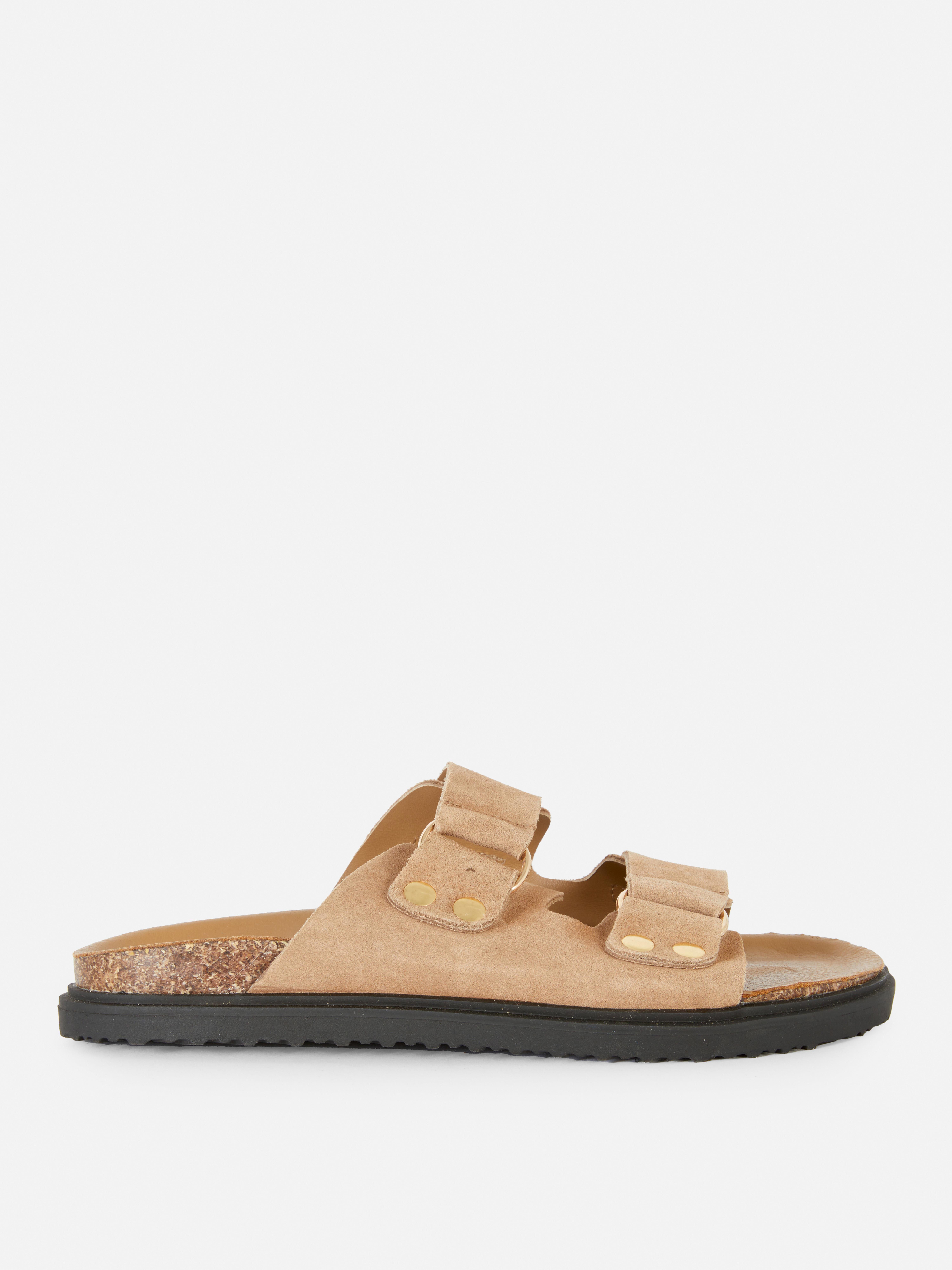 Faux Suede Sandals