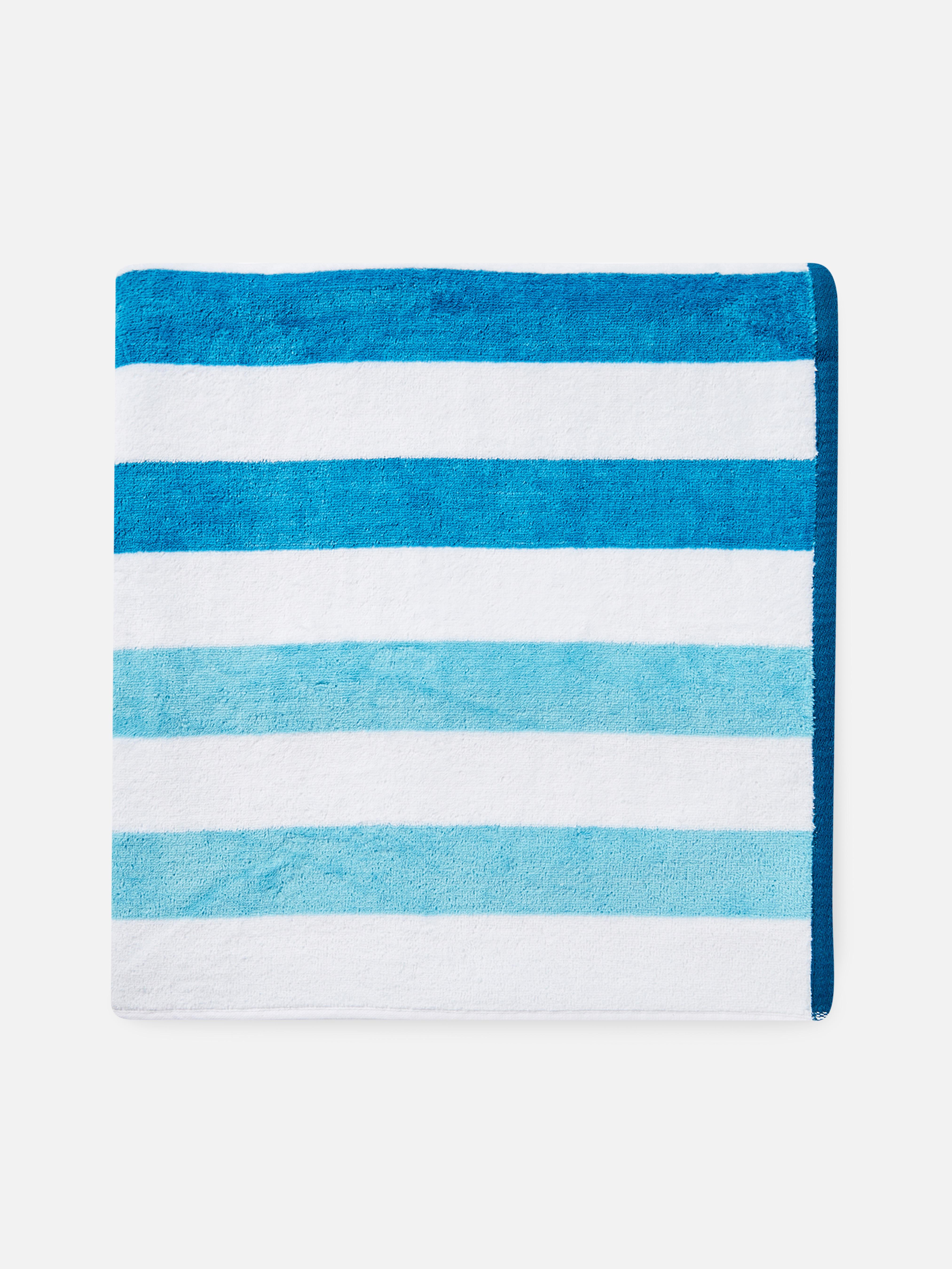 Gradient Striped Beach Towel