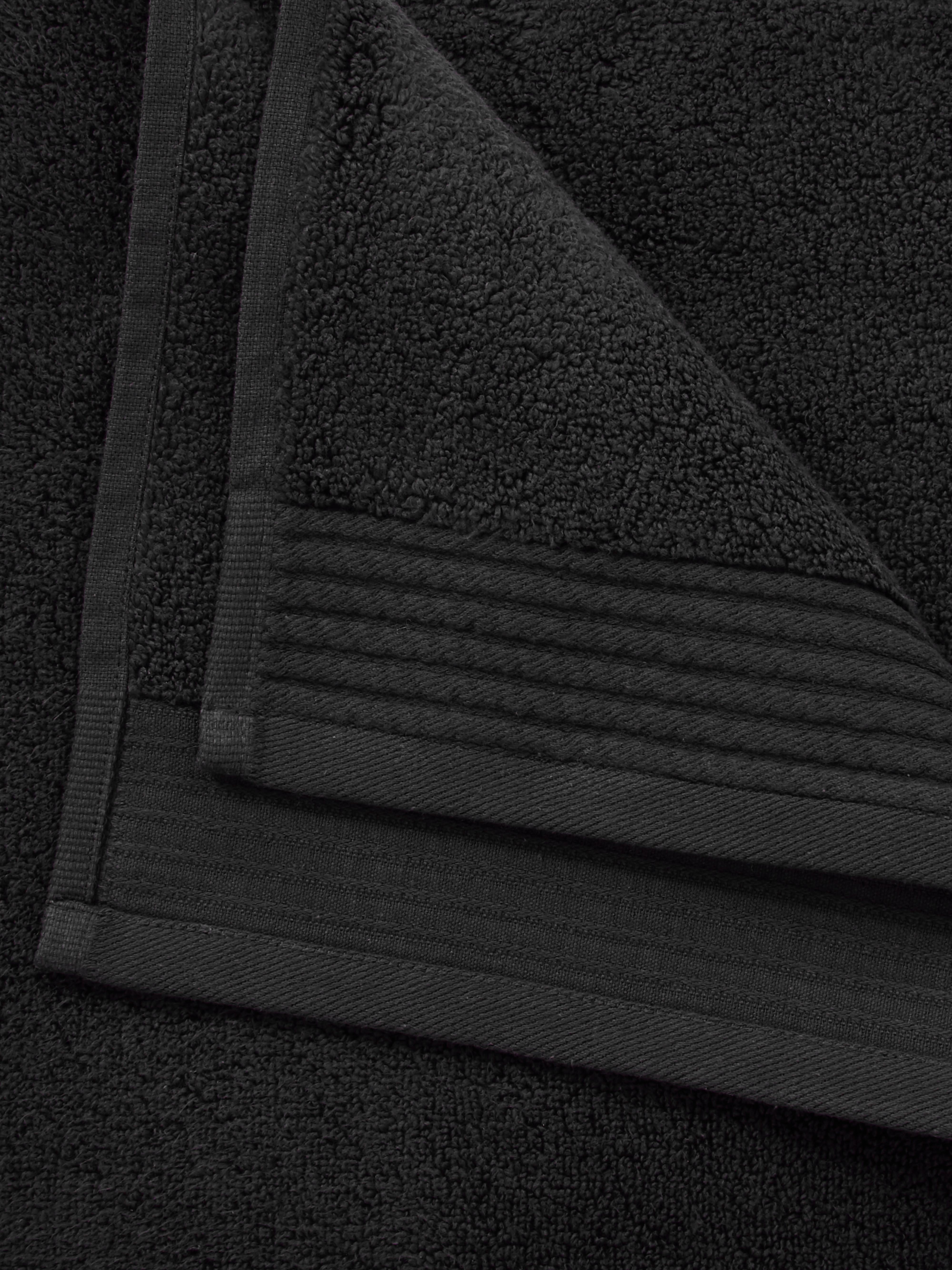 Black Ultrasoft Bath Towel Primark