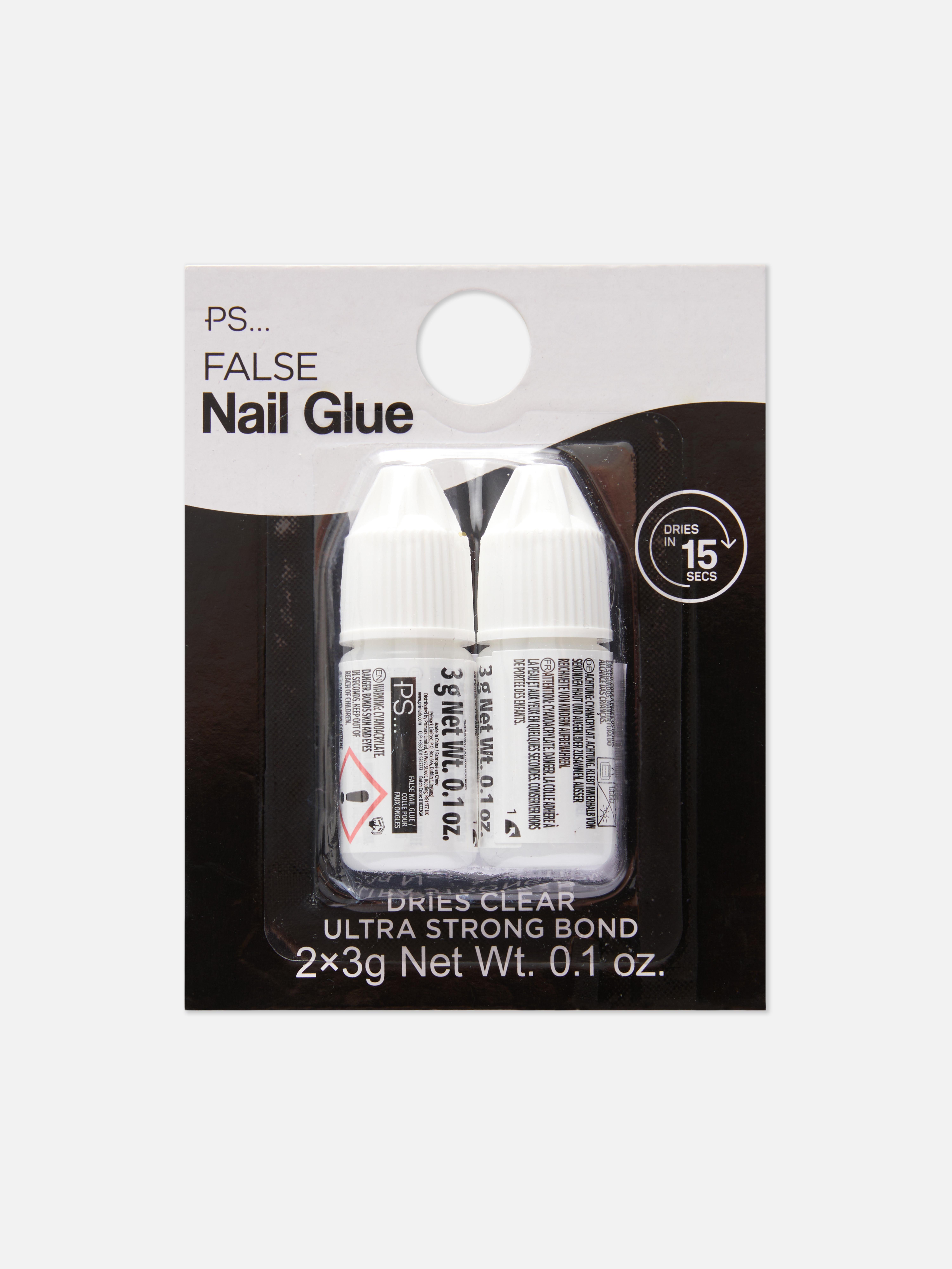 Lot de 2 tubes de colle pour faux ongles PS...