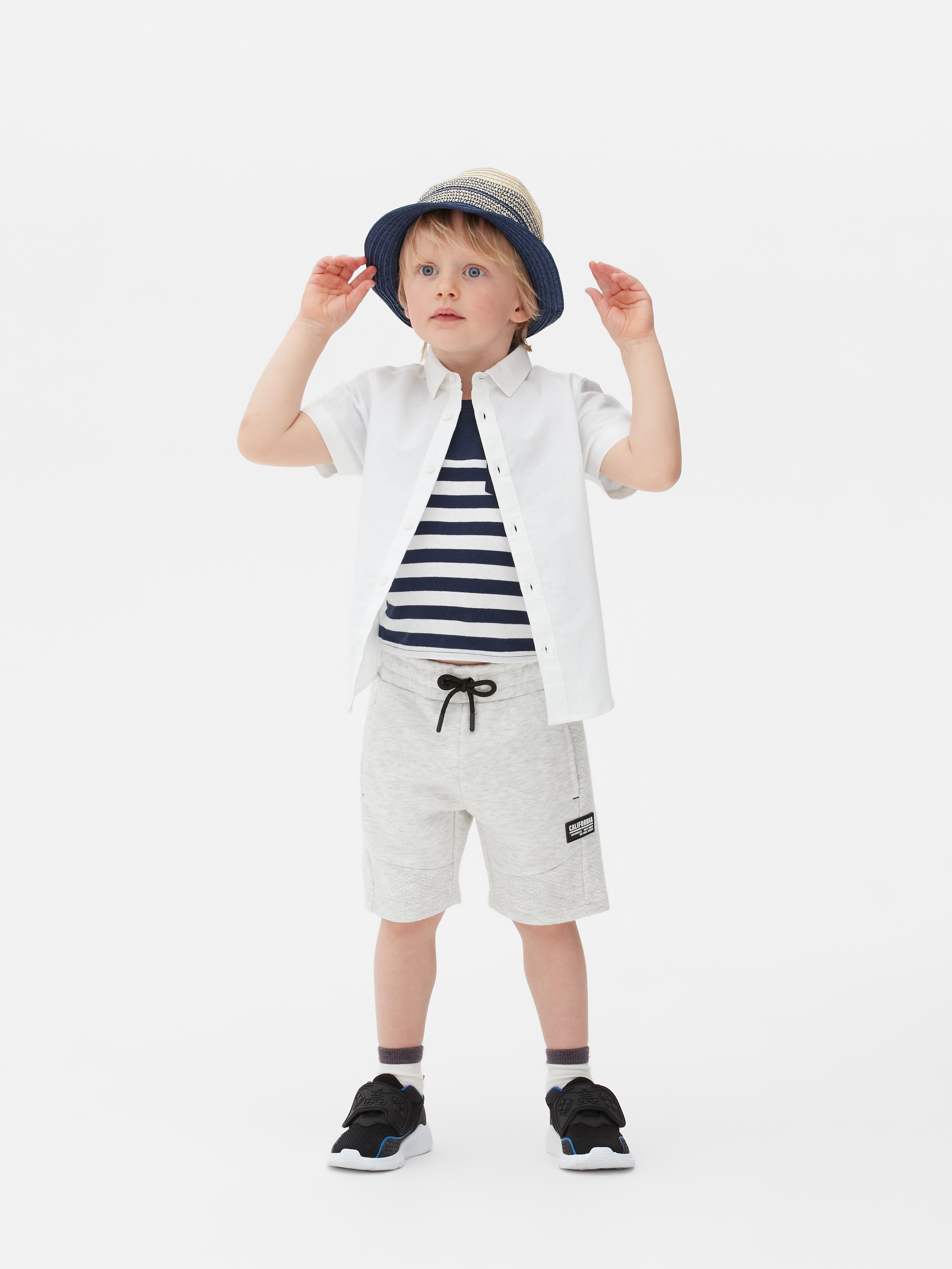 Short De Bain Primark Garçon Taille 140 (9-10 Ans) - Bleu, Avec Cordon Et Slip Intégré