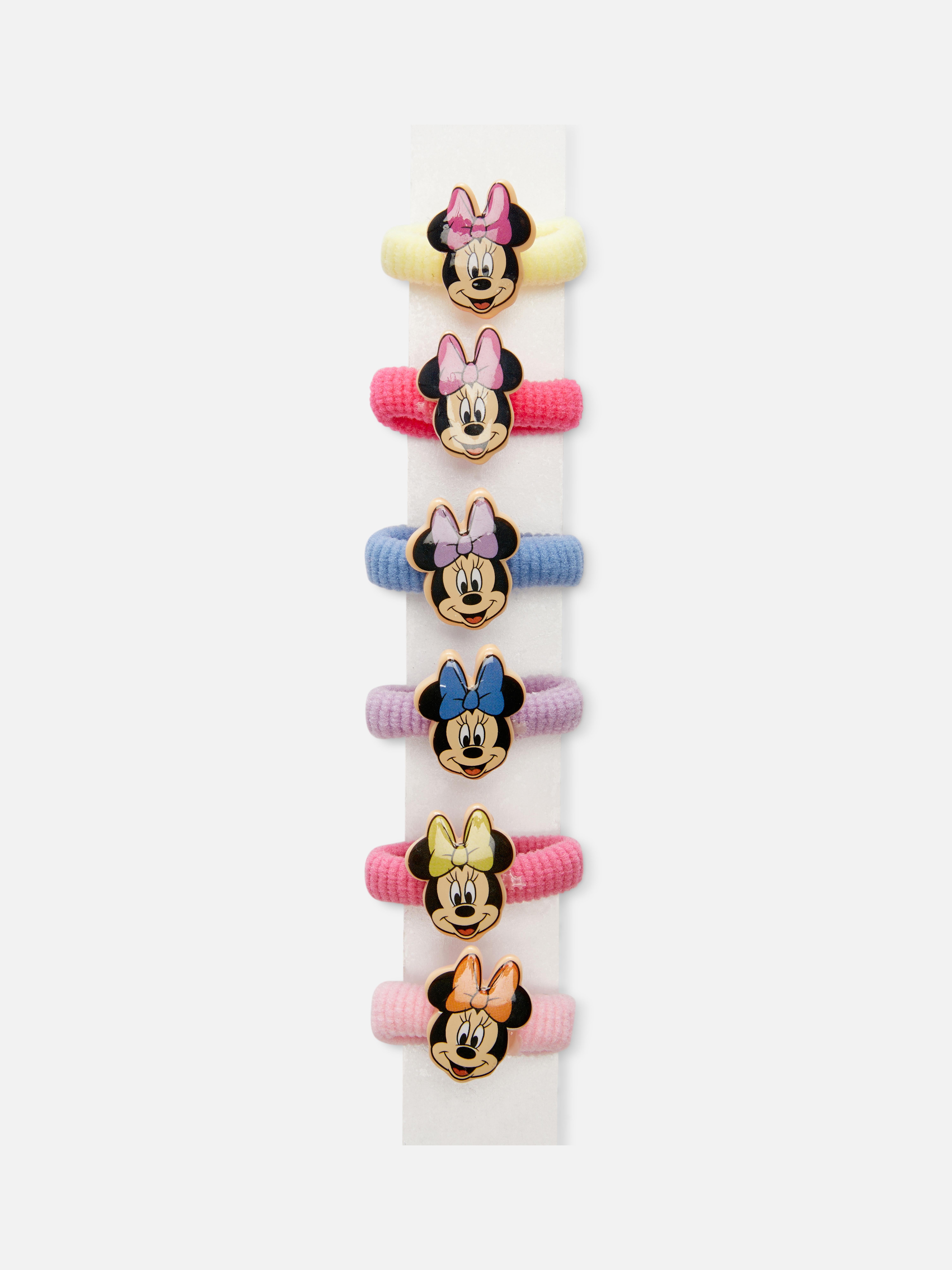 6pk Disney's Minnie Mouse Colourful Hair Ties