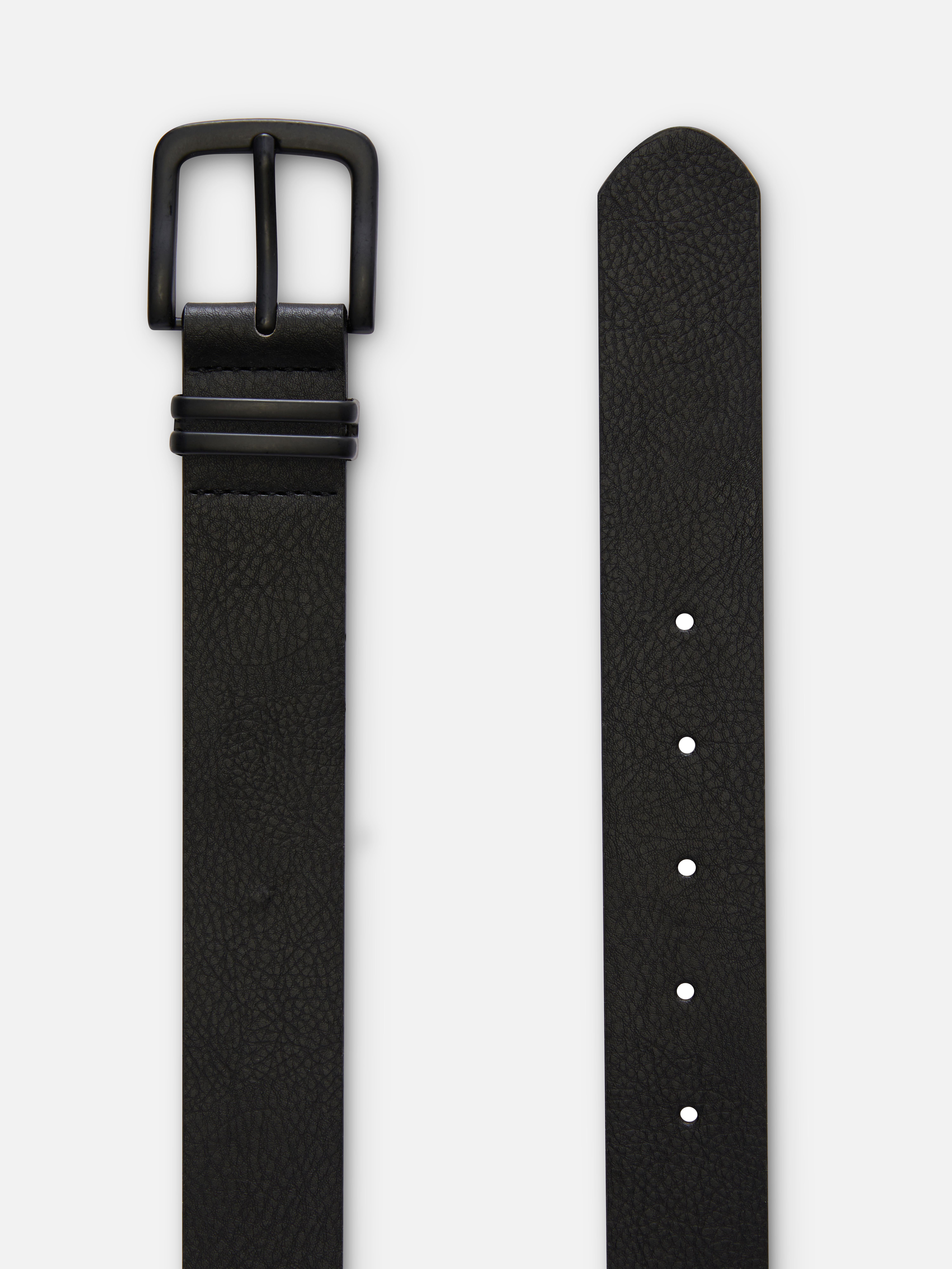 Faux Leather Textured Belt
