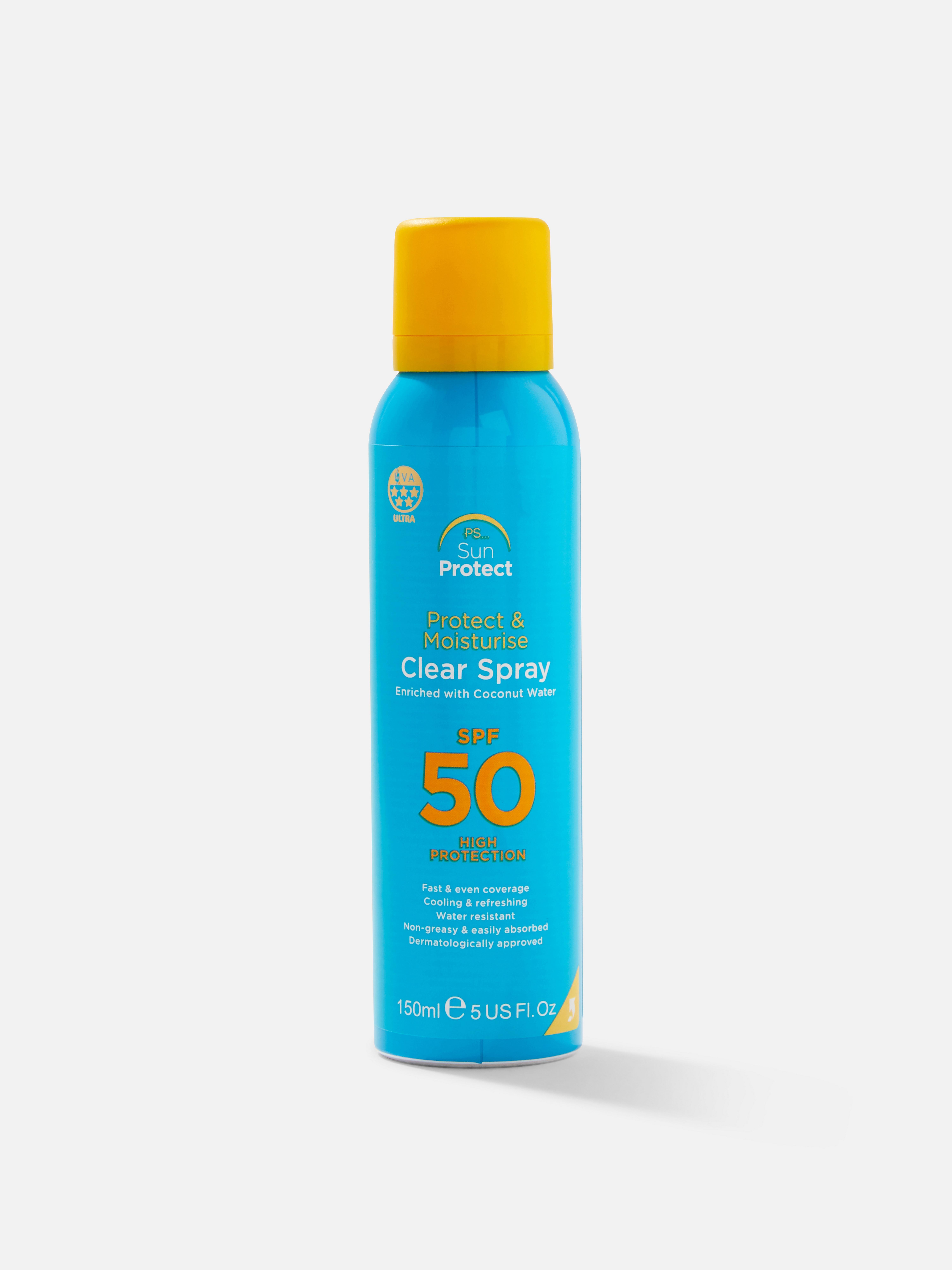 PS UVA 50 SPF Sun Protect Clear Spray