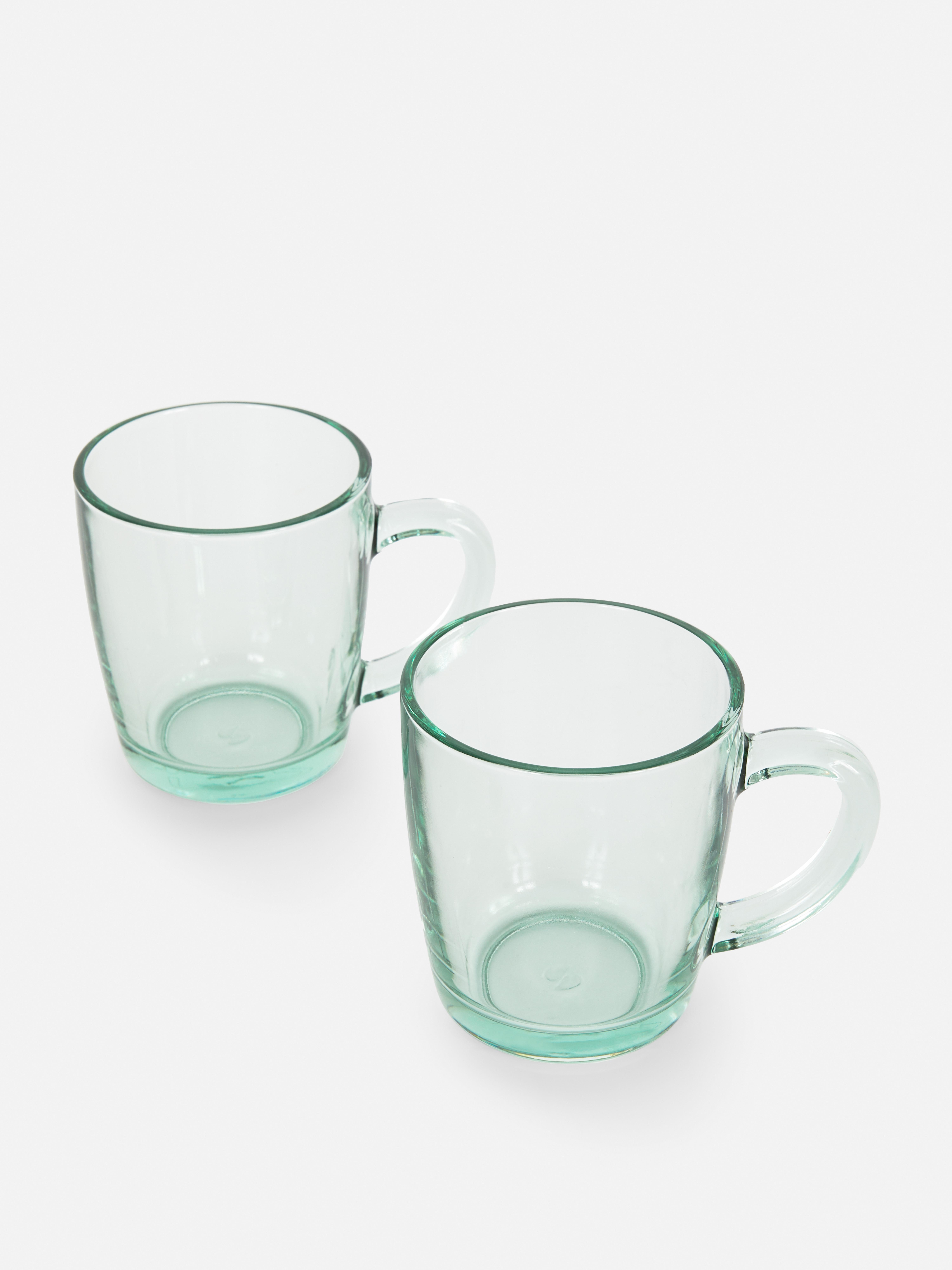 2pk Glass Tea Mugs