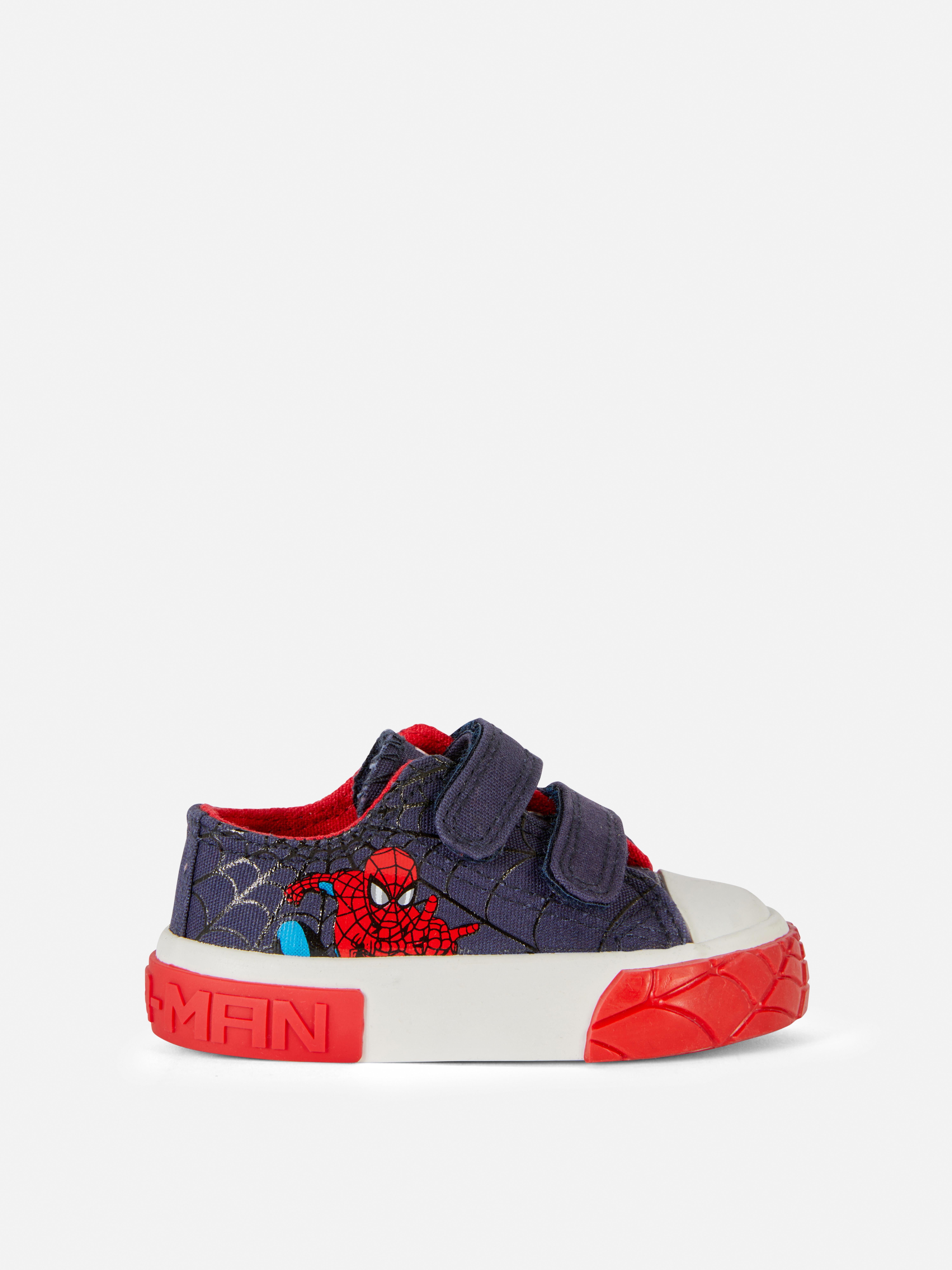 Spiderman Double Strap Canvas Shoes