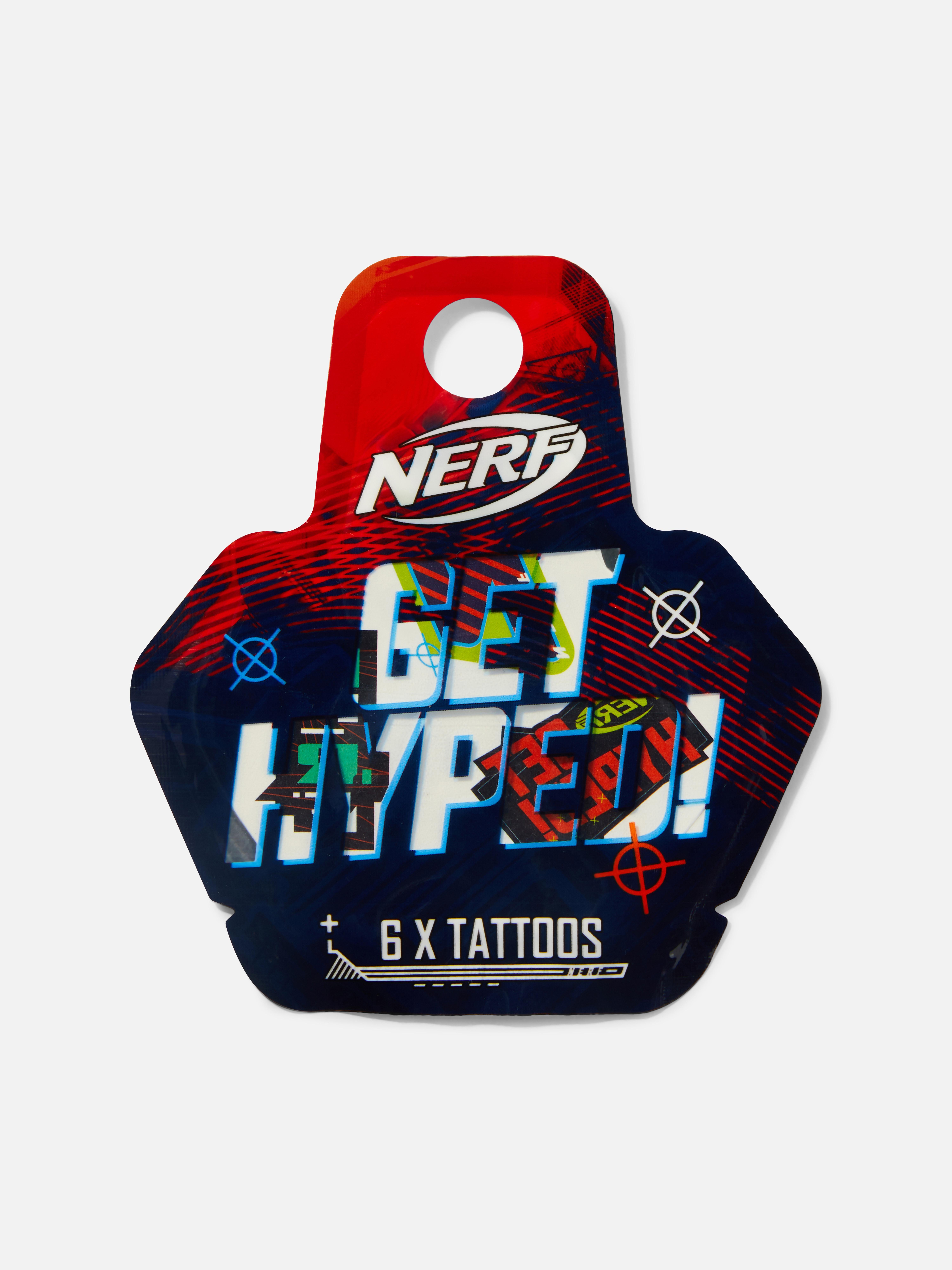 6pk Nerf Temporary Tattoos