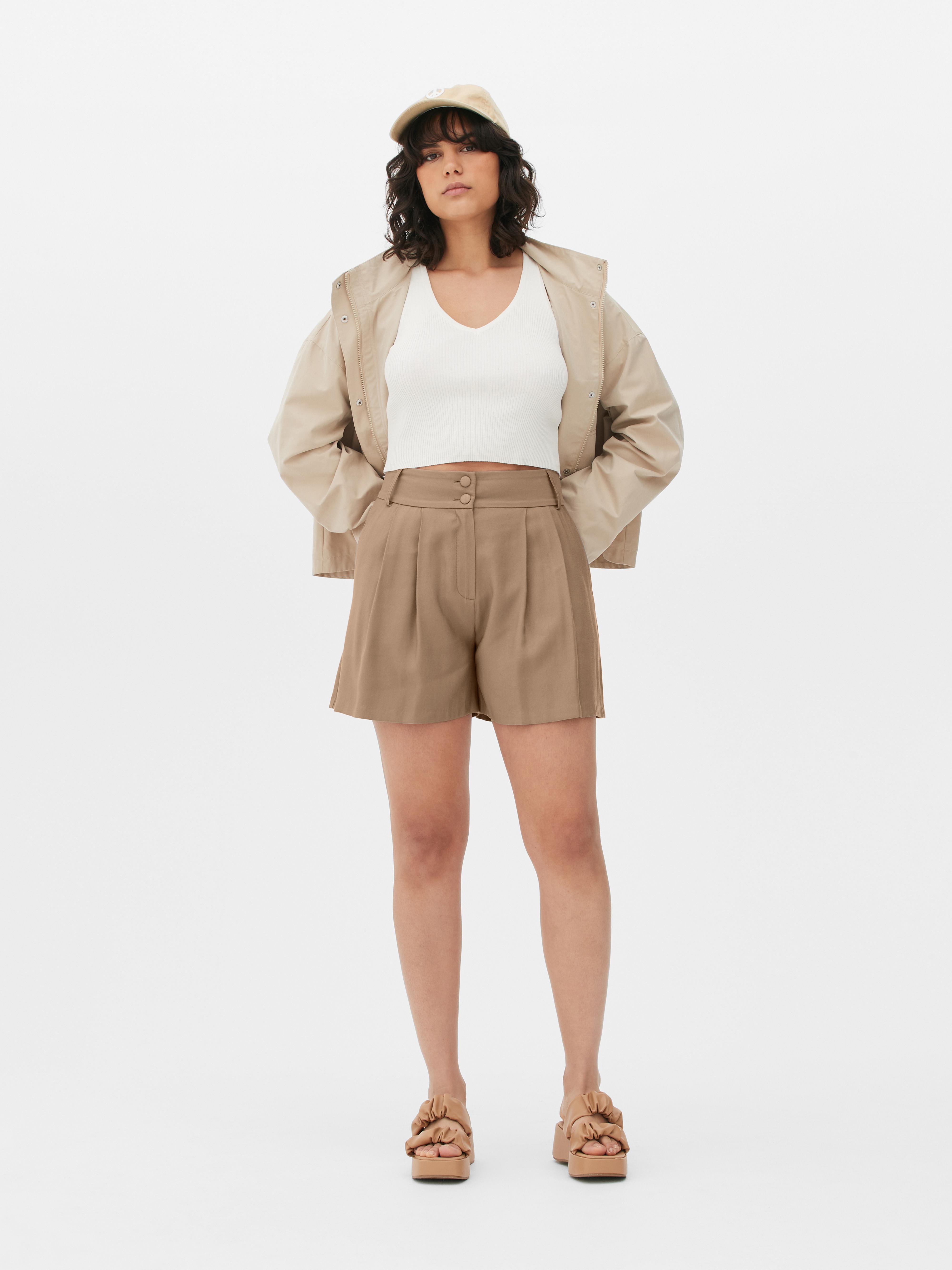 high waisted shorts womens