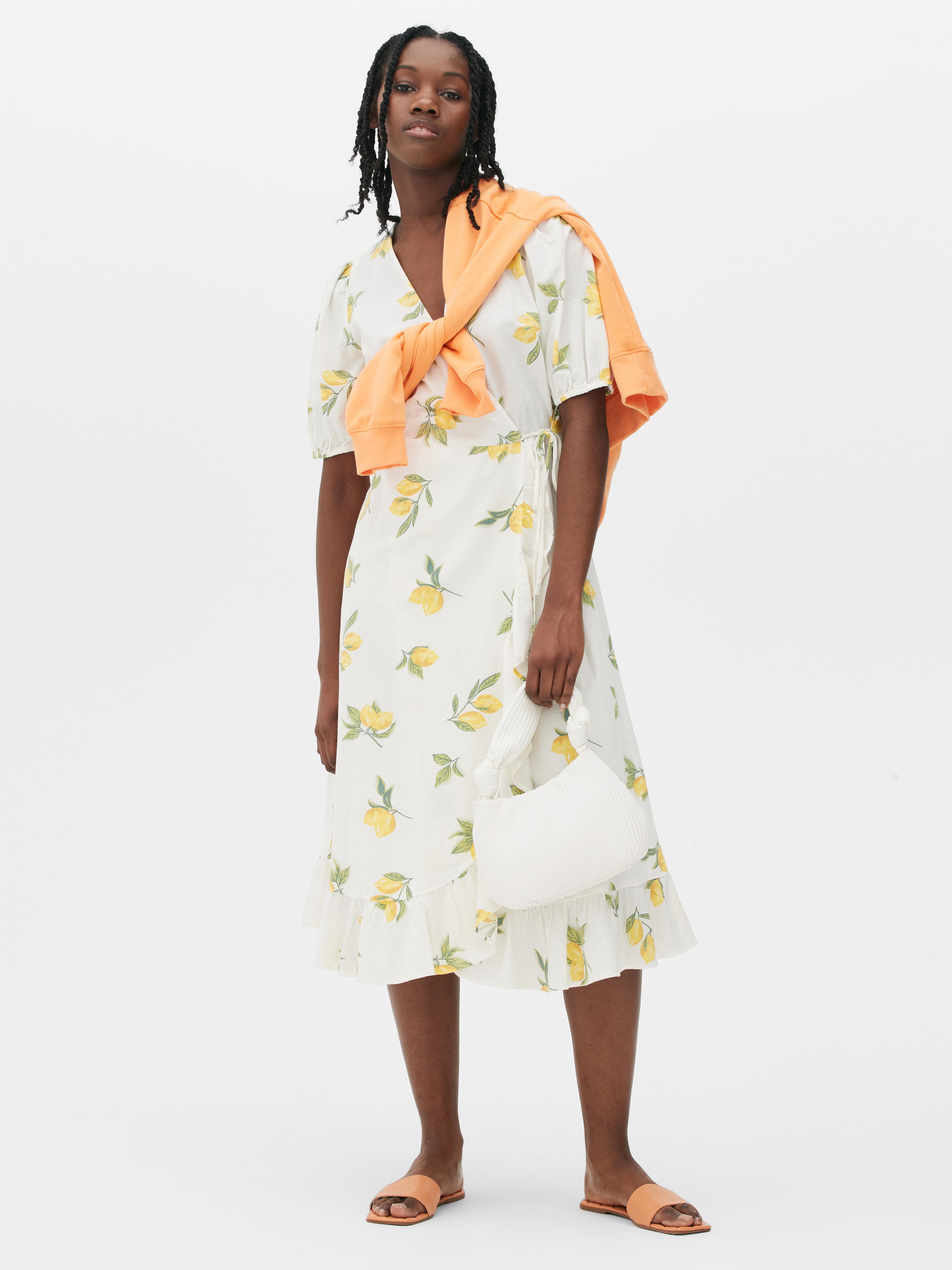 Ruffle Wrap Midi Dress | Primark