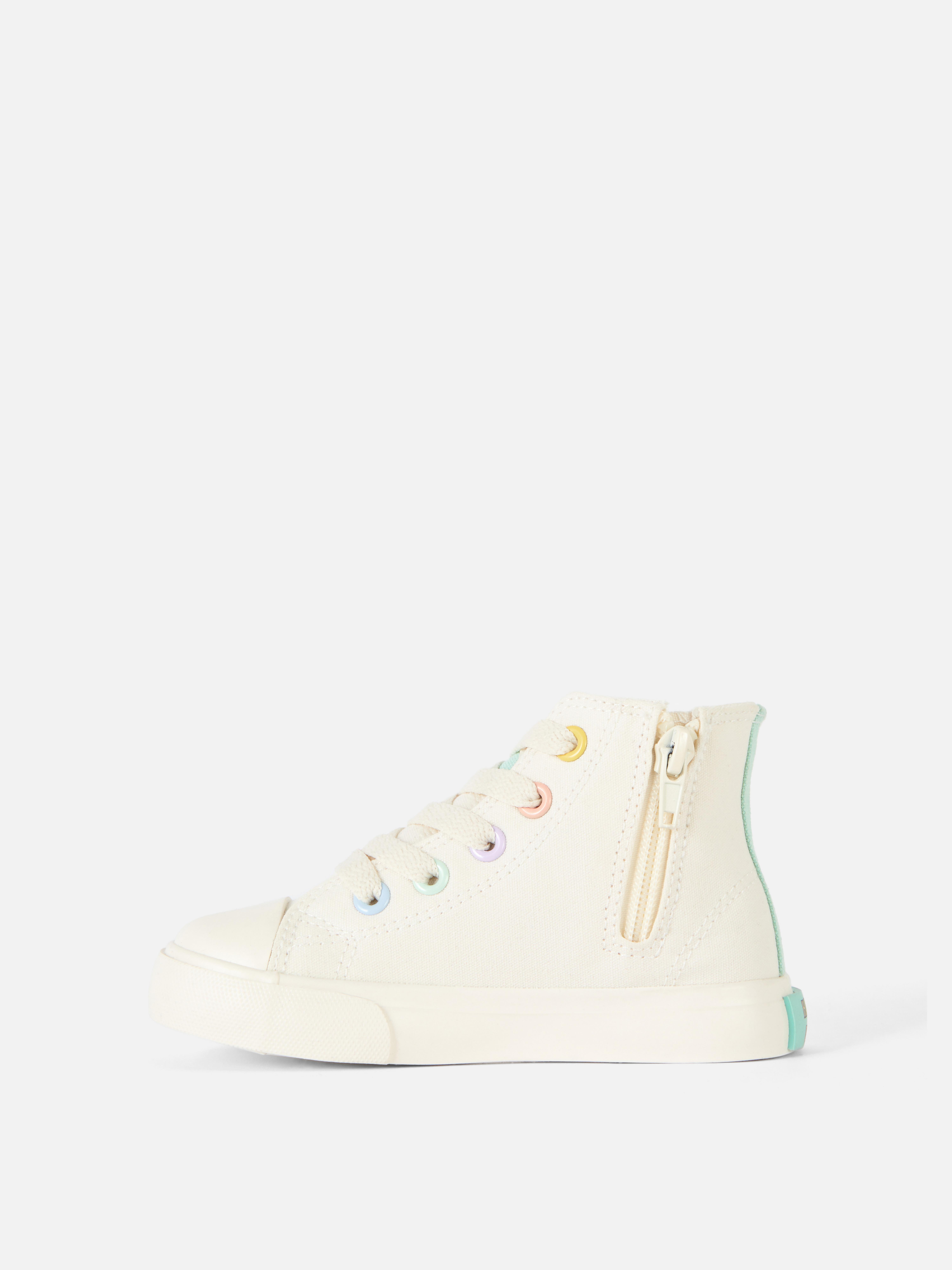 Stacey Solomon Canvas High Top Trainers