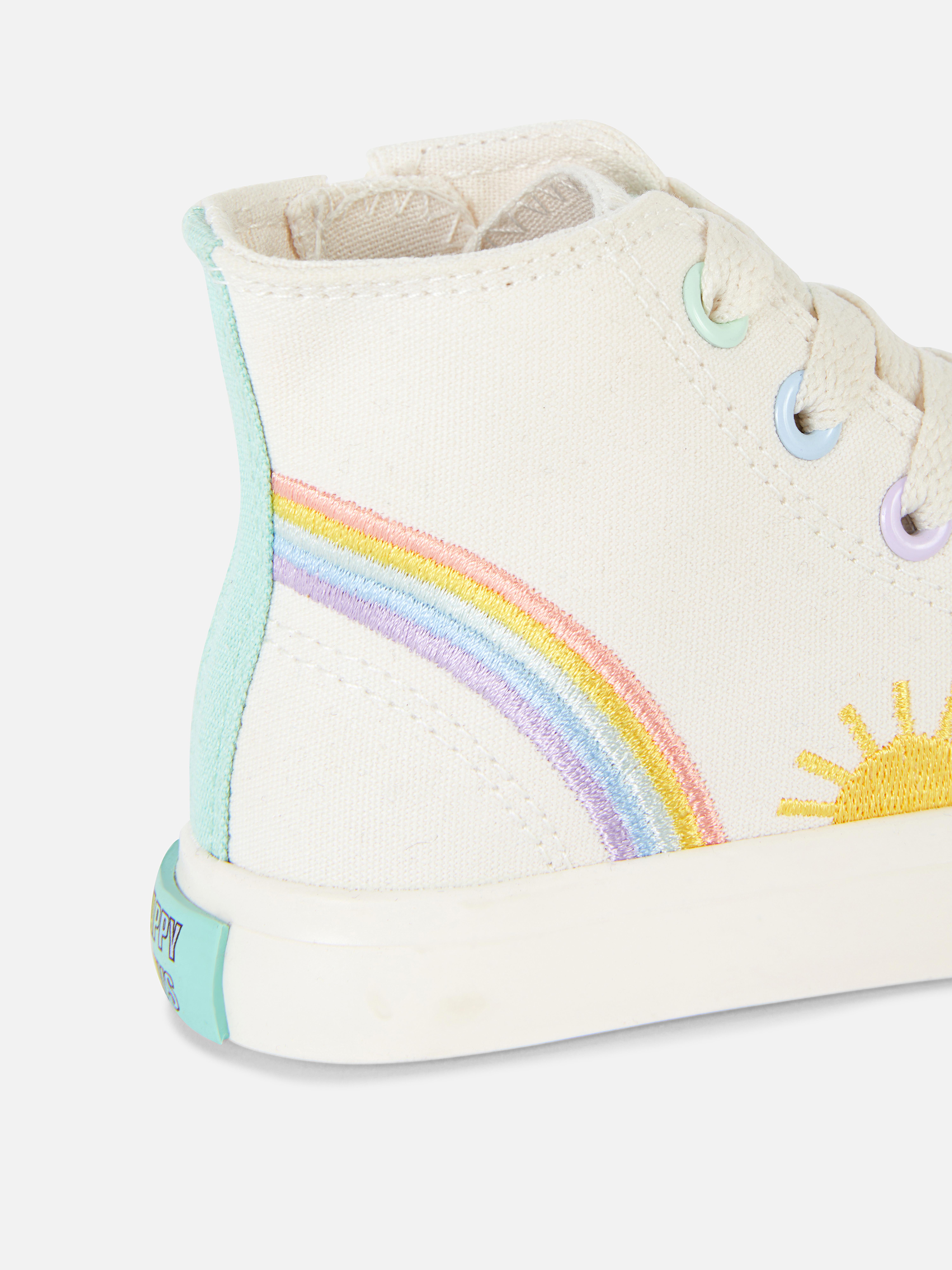 Stacey Solomon Canvas High Top Trainers