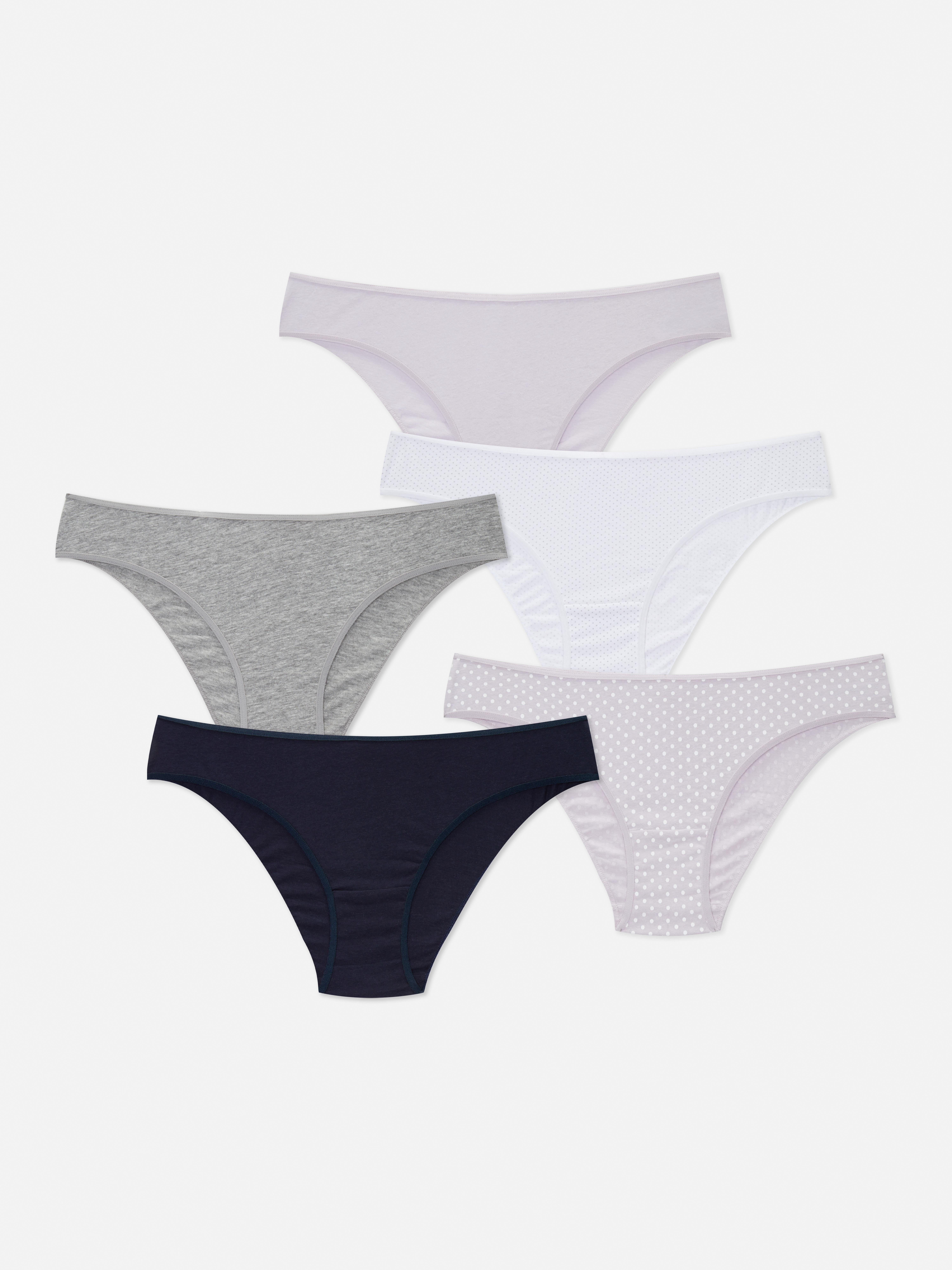5pk Cotton Mini Briefs Primark