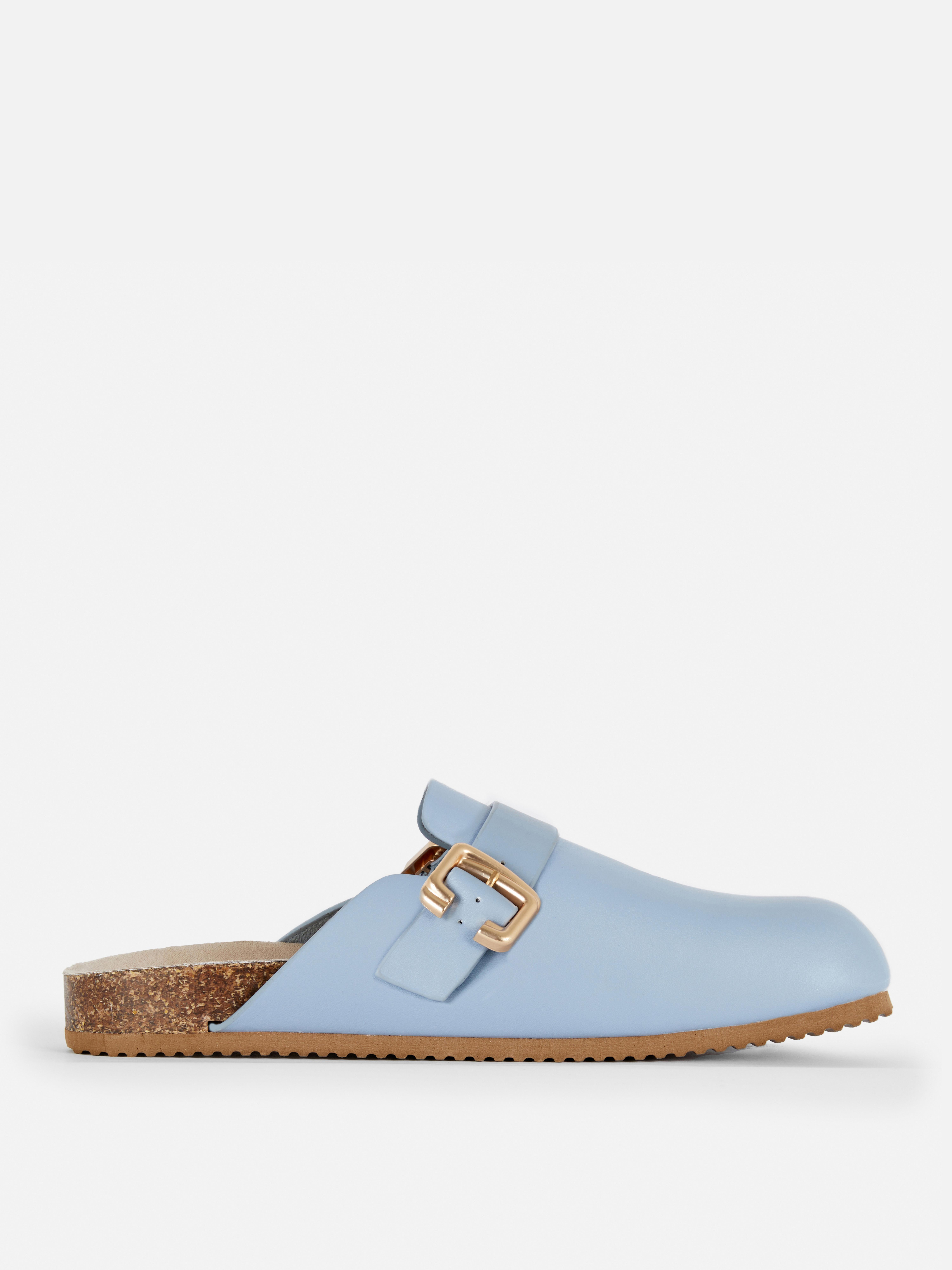 Buckle Clog Mules
