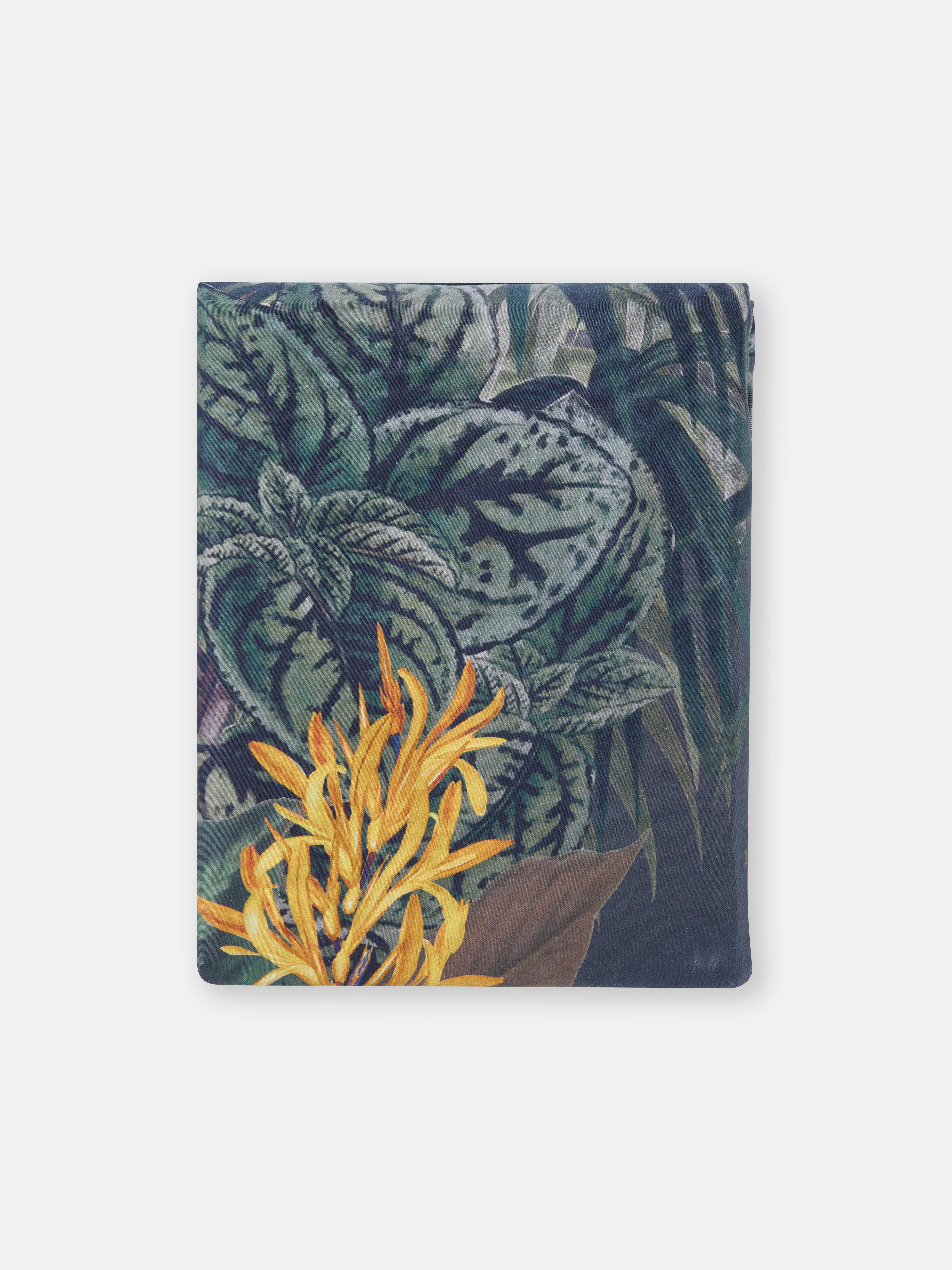 Green Jungle Print King Duvet Cover Set