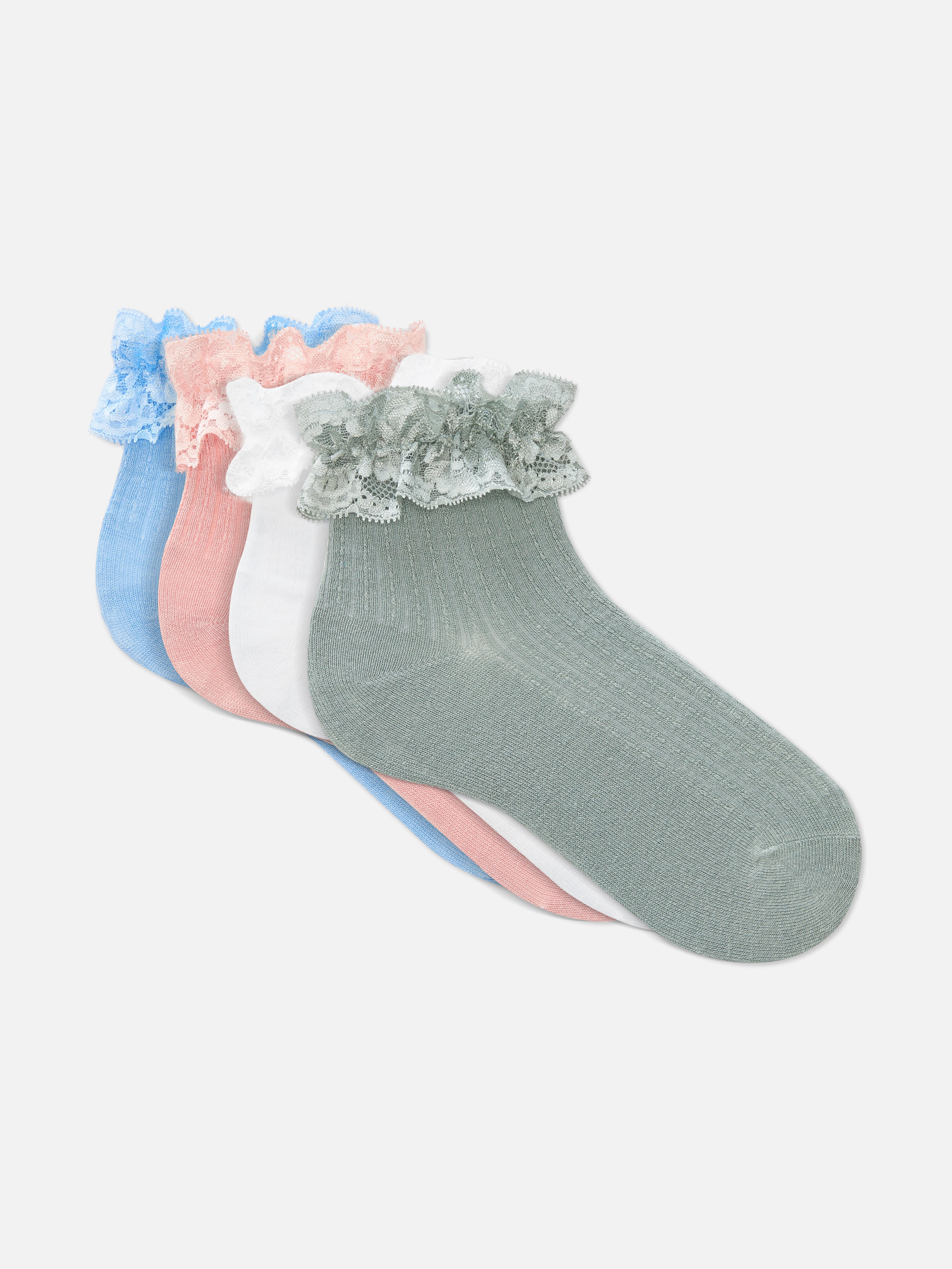 frill trainer socks
