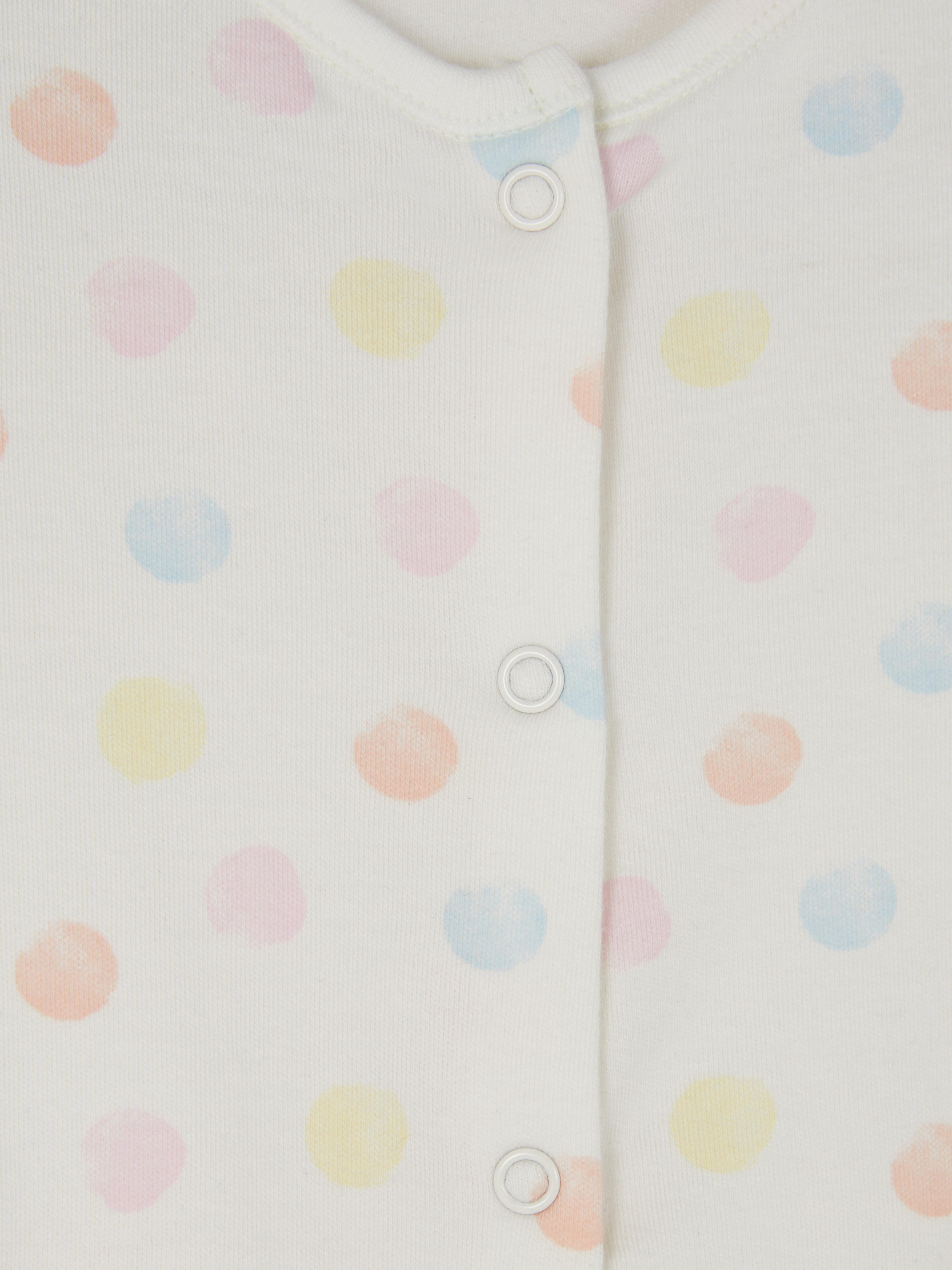 3pk Cotton Sleepsuits