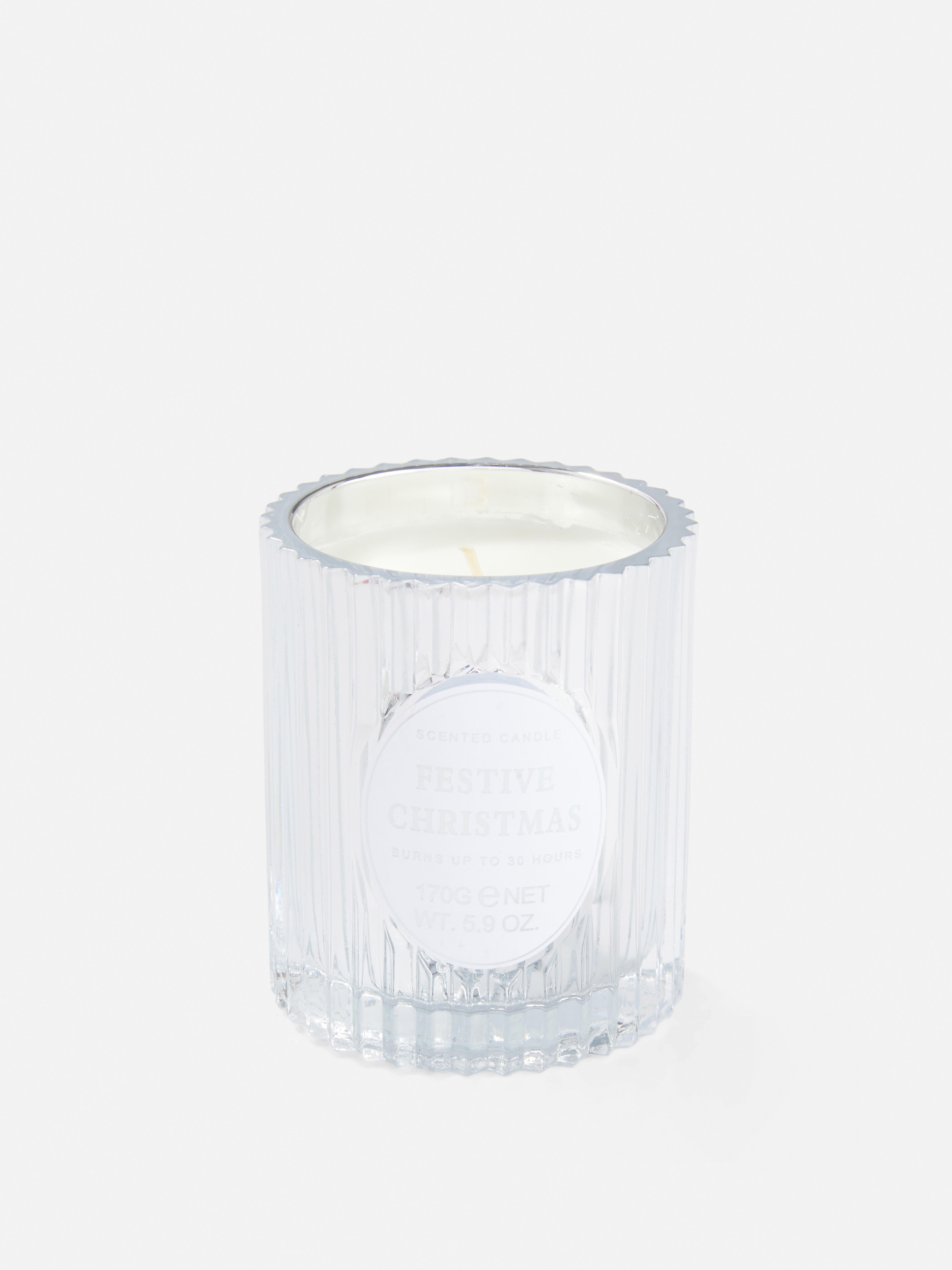 Ridged Votive Scented Candle