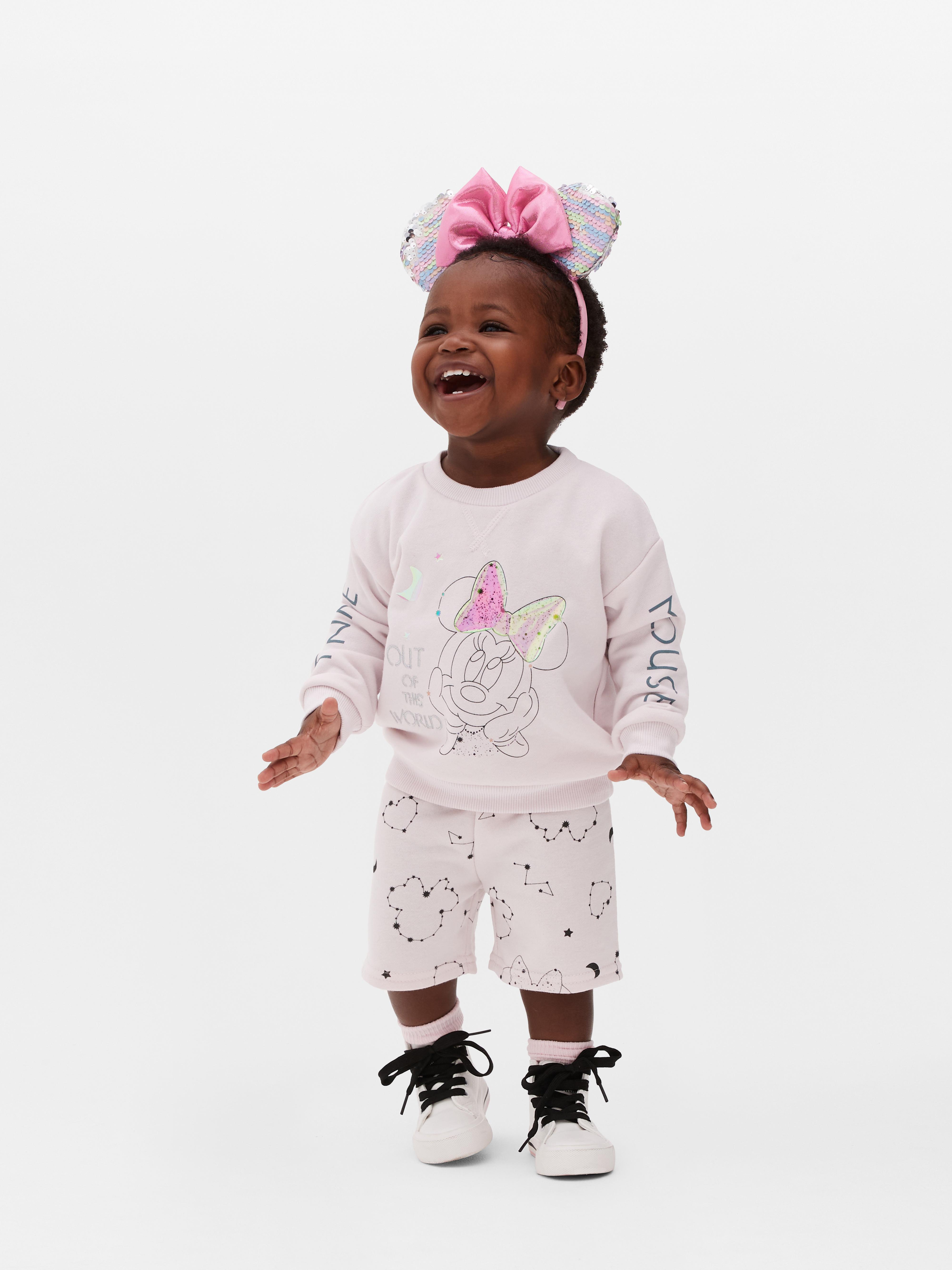 Disney's Minnie Mouse Crew neck and Shorts Set