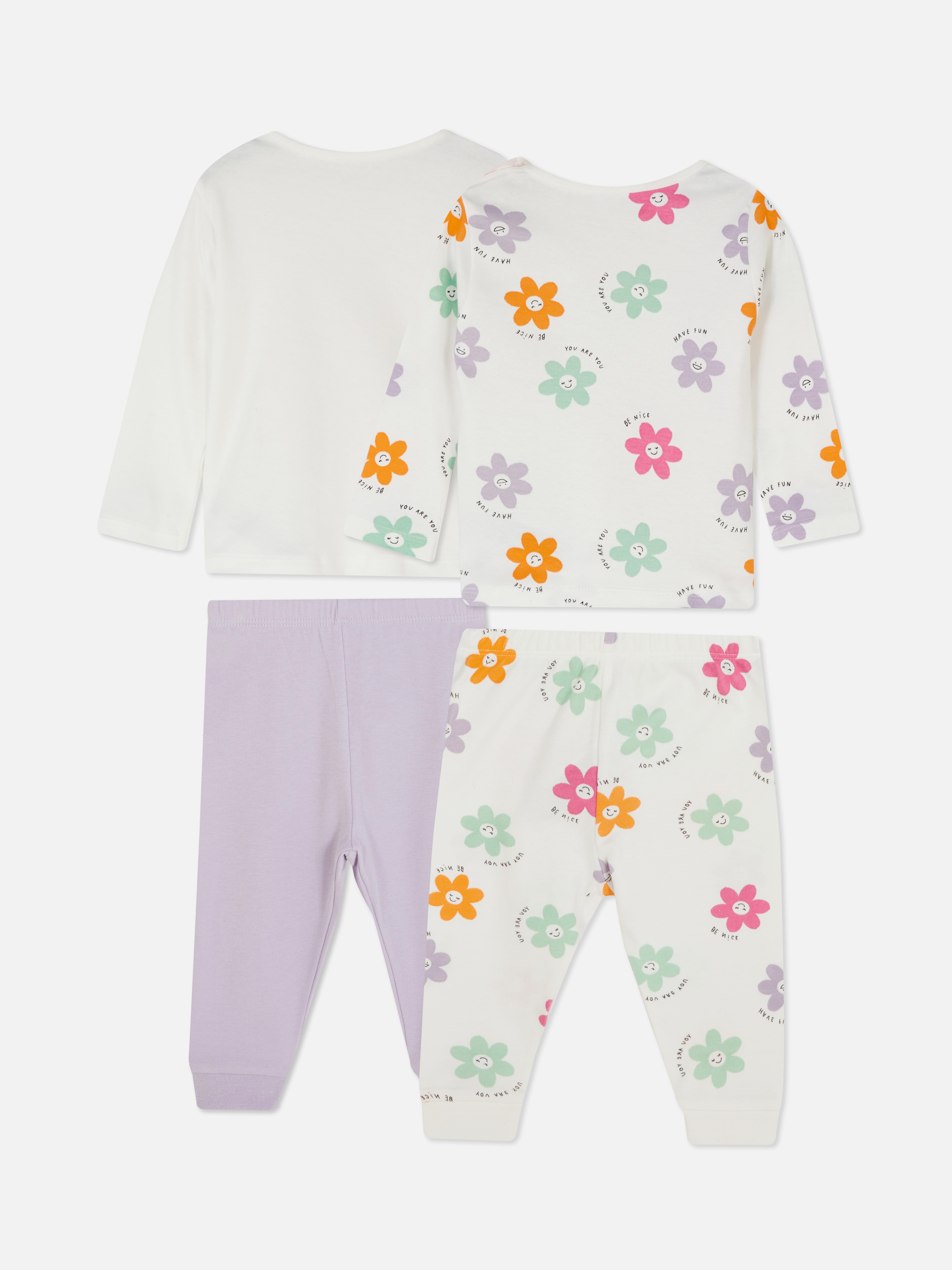 Floral Jersey Pyjama Set