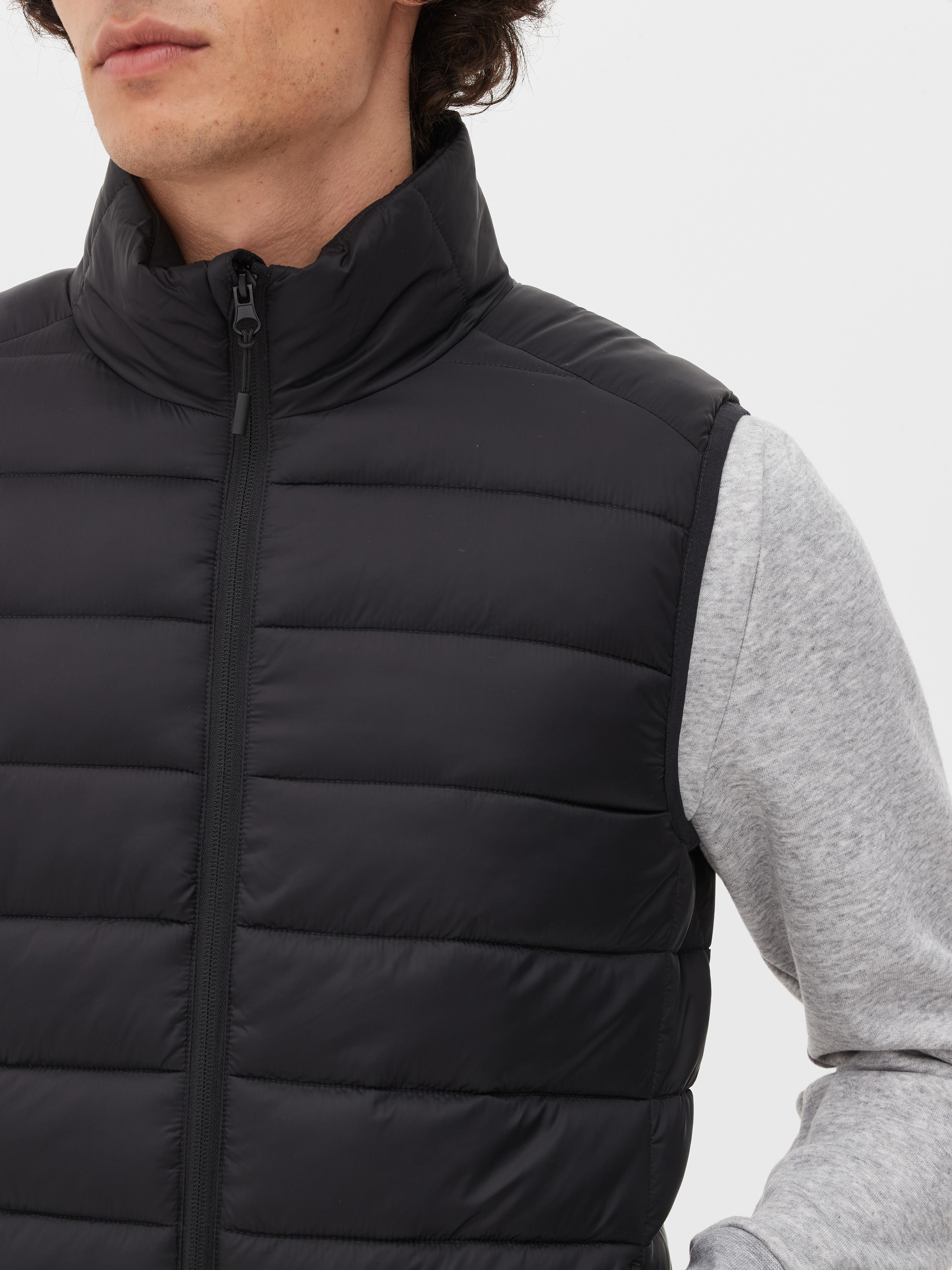 Quilted Zip Front Gilet