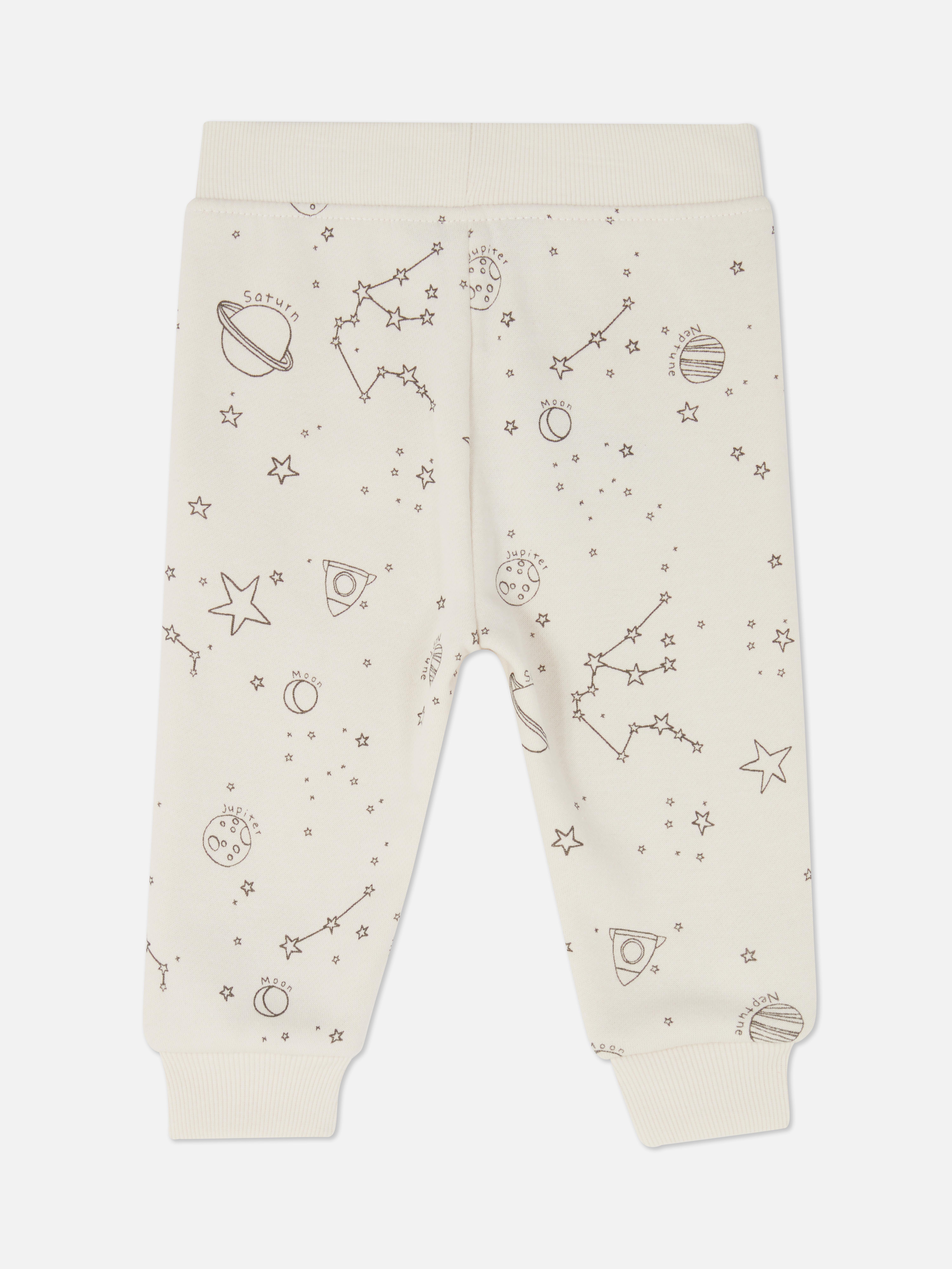 Space Print Joggers
