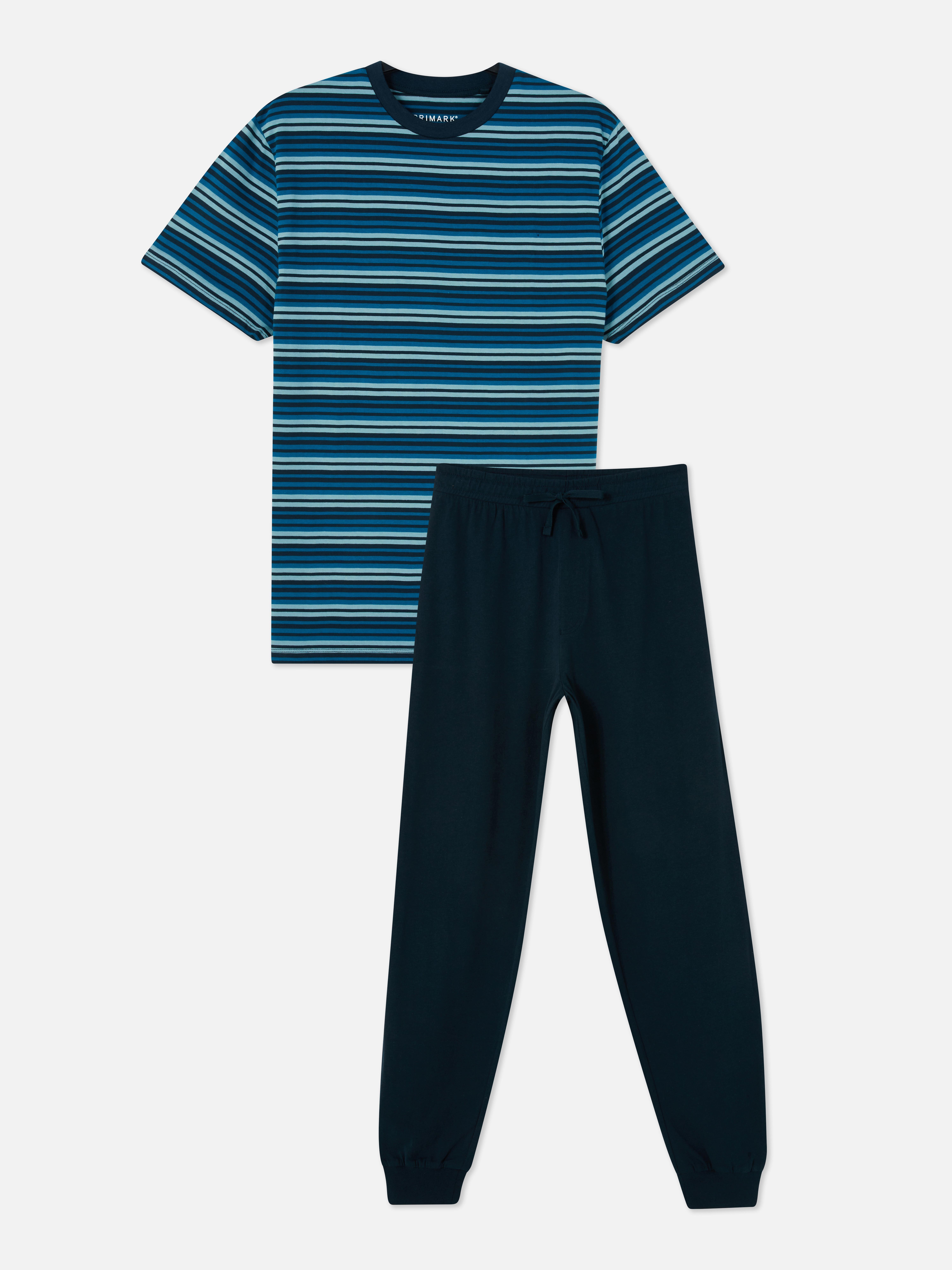 Cotton Pyjama T-shirt and Trousers Set