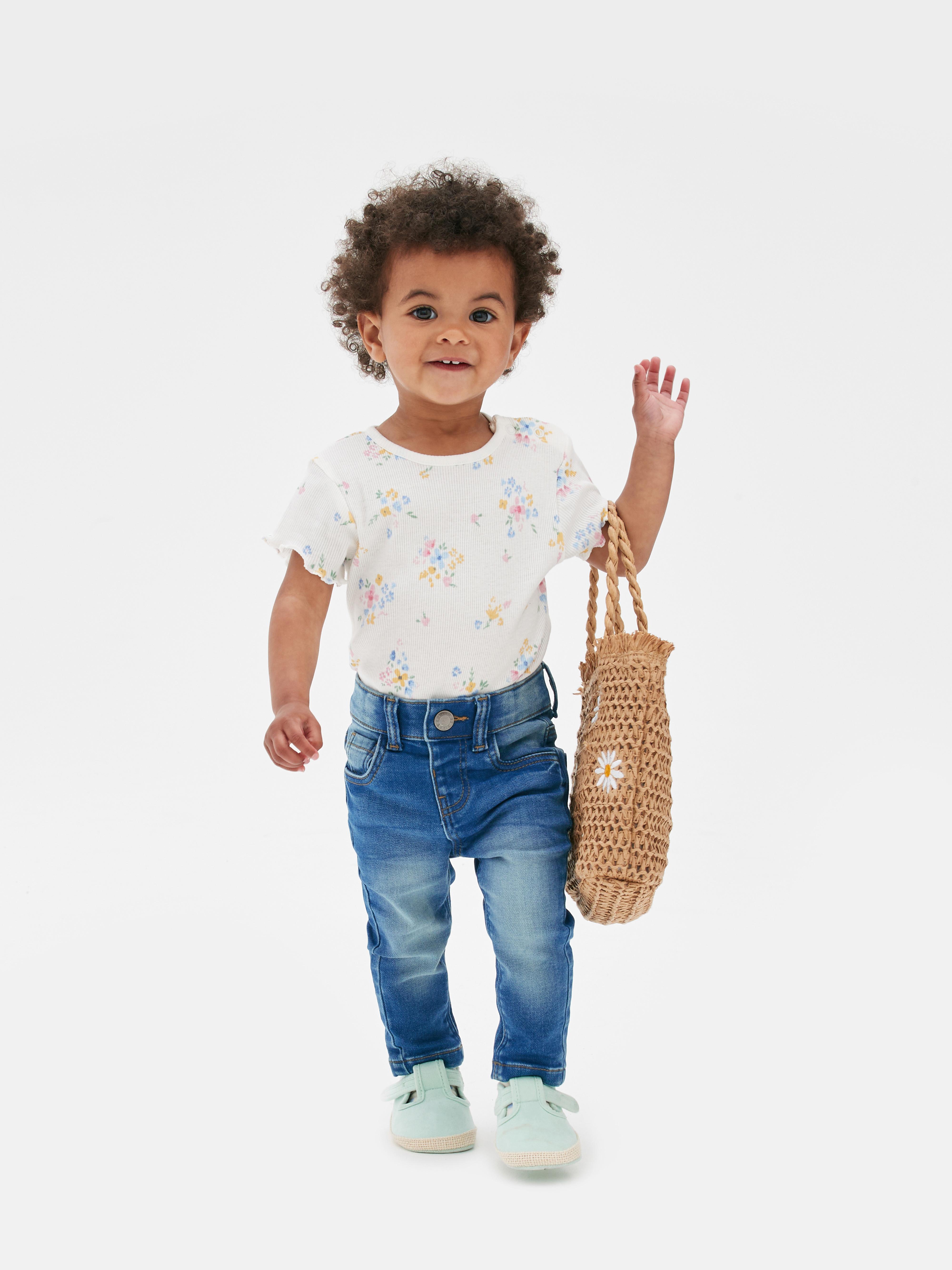 Baby Boys Mid Blue Faded Denim Jeans | Primark