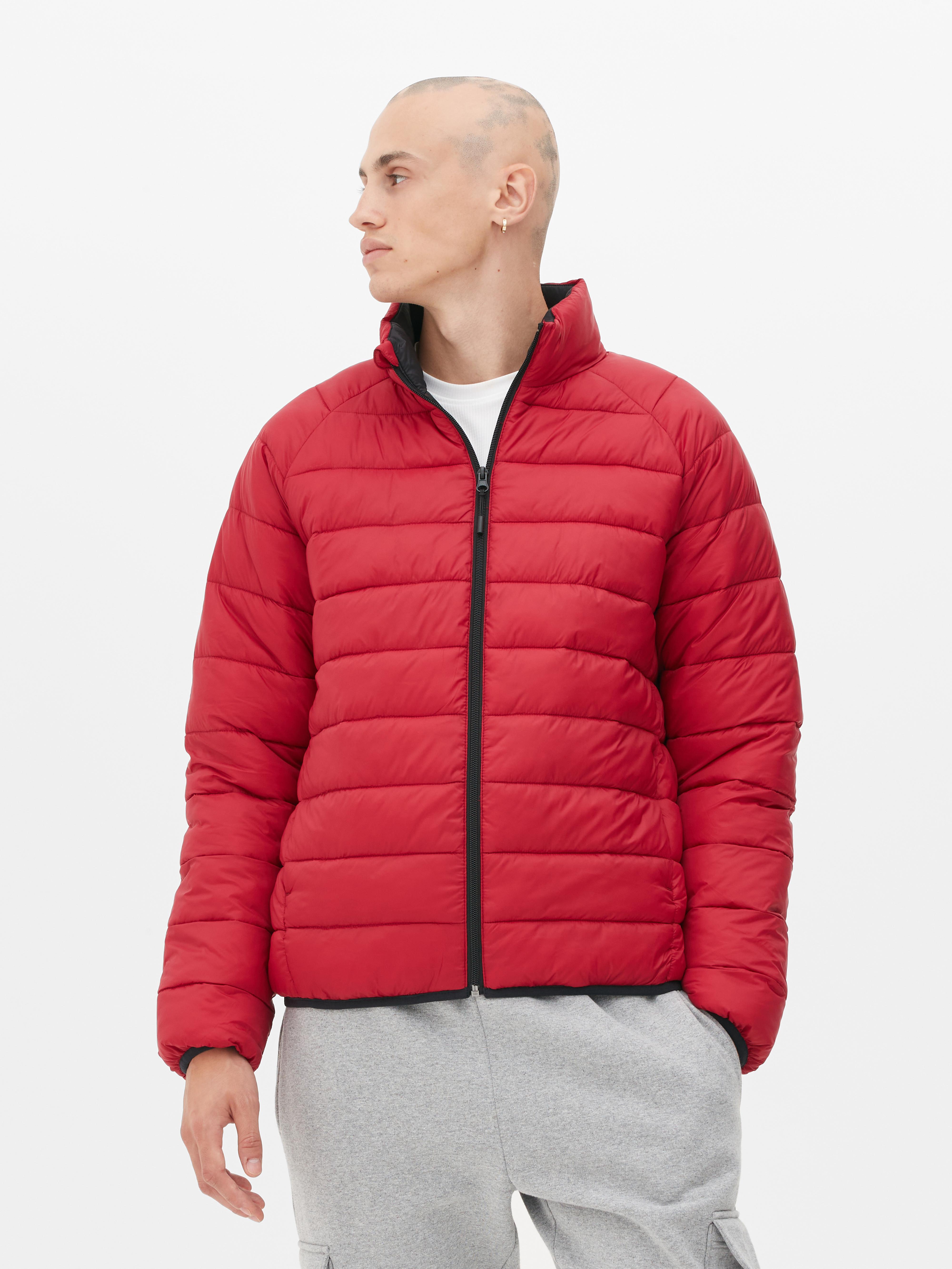 Funnel Neck Quilted Jacket